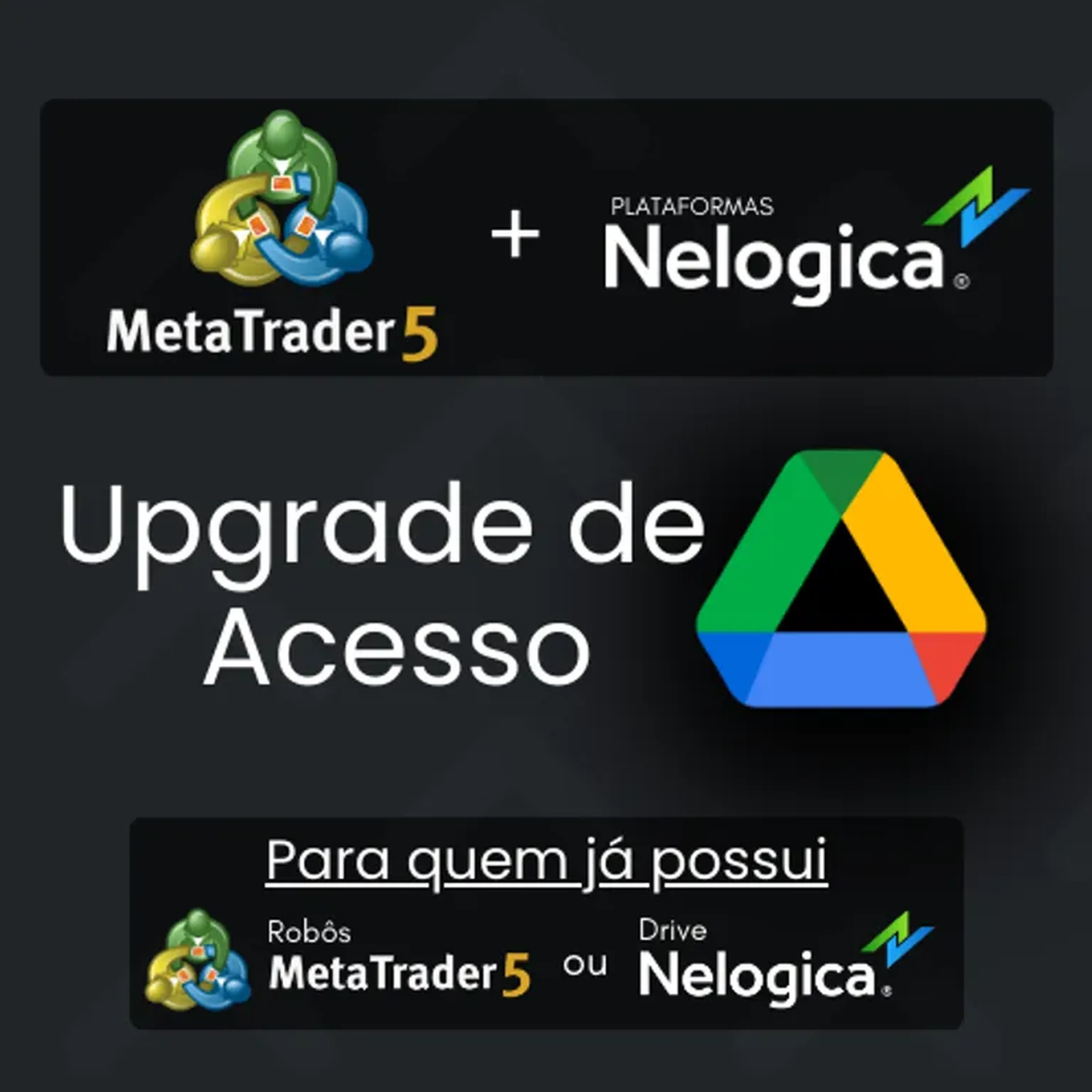 Upgrade de Acesso - Nelogica + MetaTrader 5 imagem