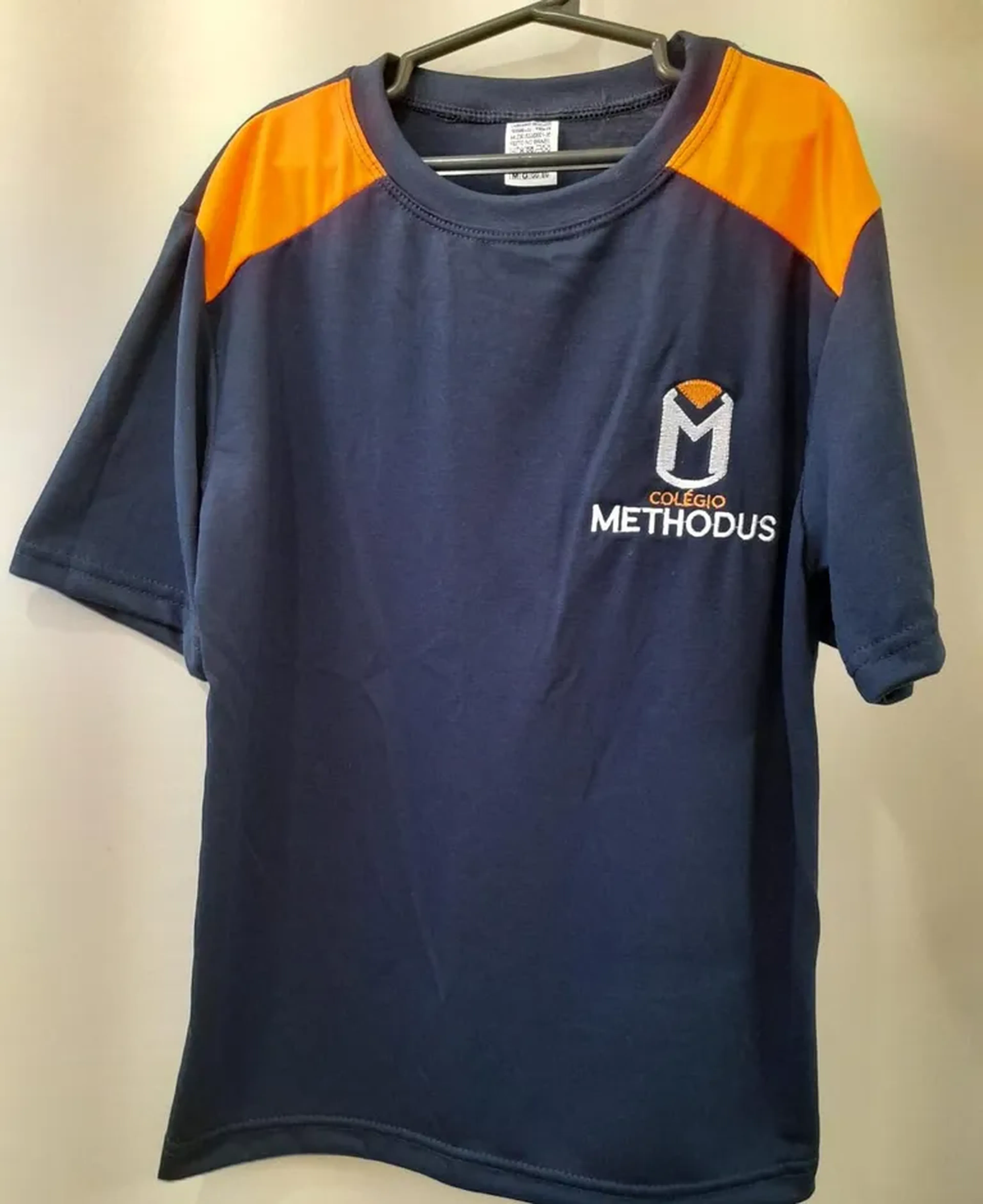 Camiseta Manga Curta Bordada Methodus imagem