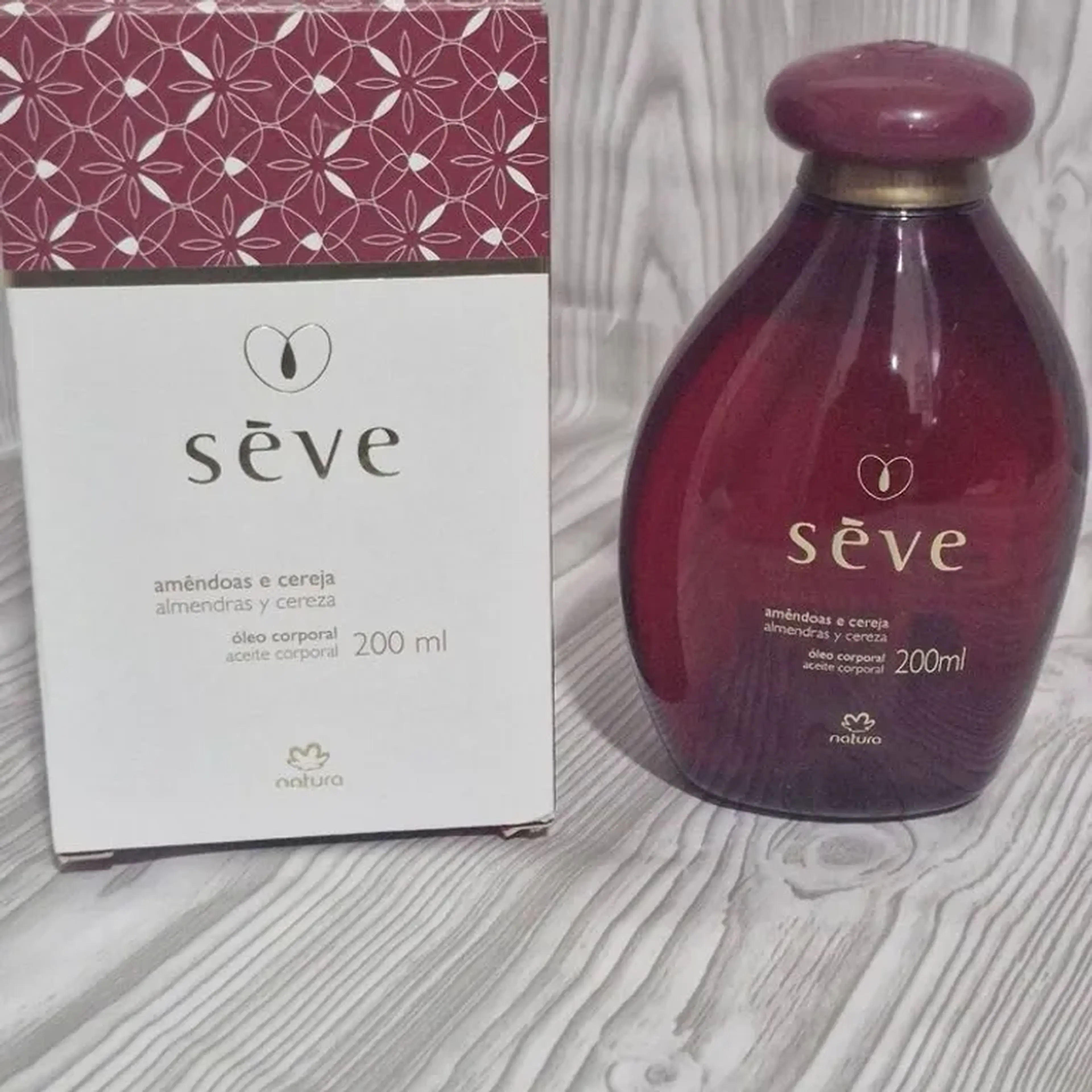 óleo corporal sève amêndoas e cereja- 200ml imagem
