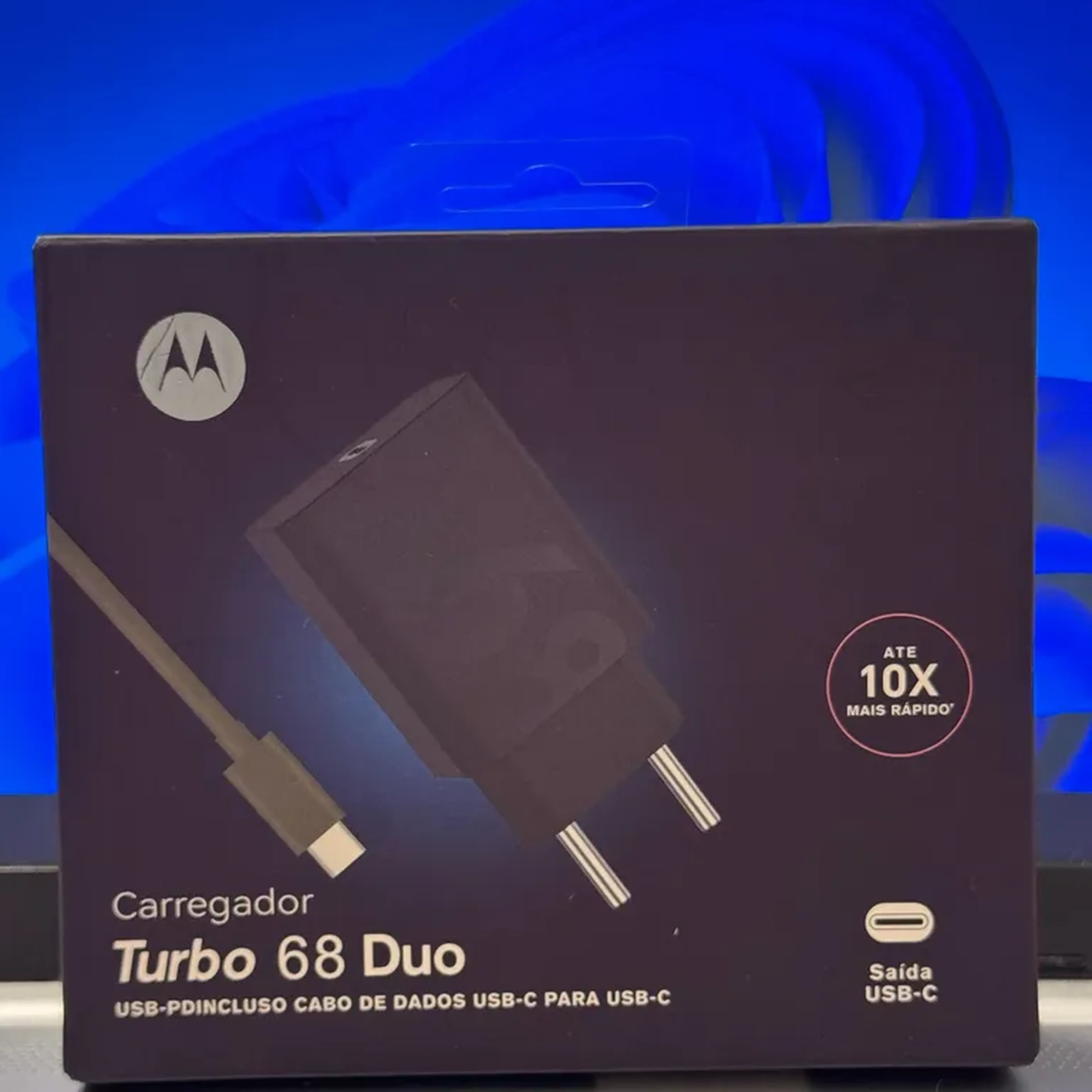 carregador turbo 68 Duo USB- C imagem