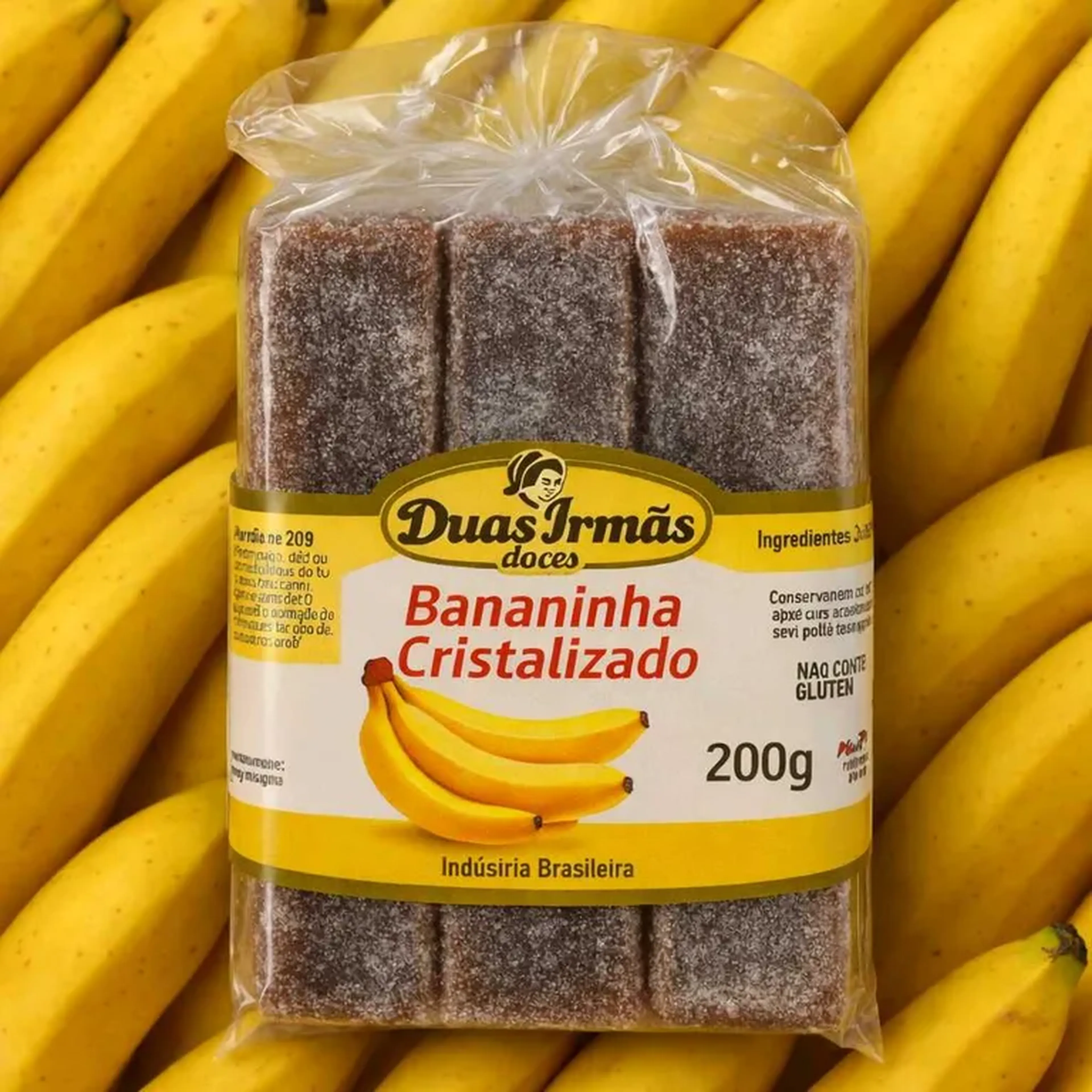 Bananinha Cristalizada Duas Irmãs 200g imagem
