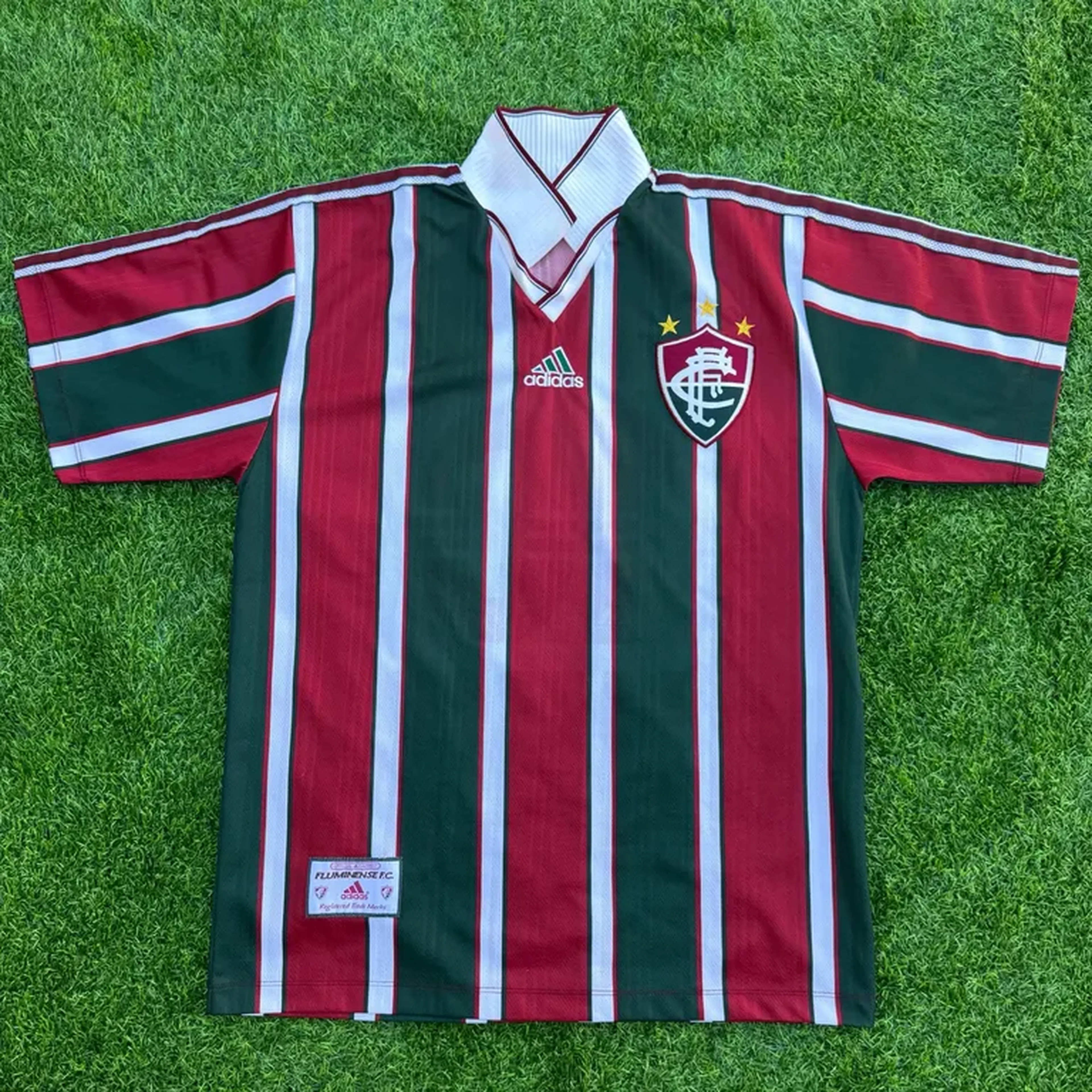 Camisa Fluminense Adidas 1998 2000 imagem