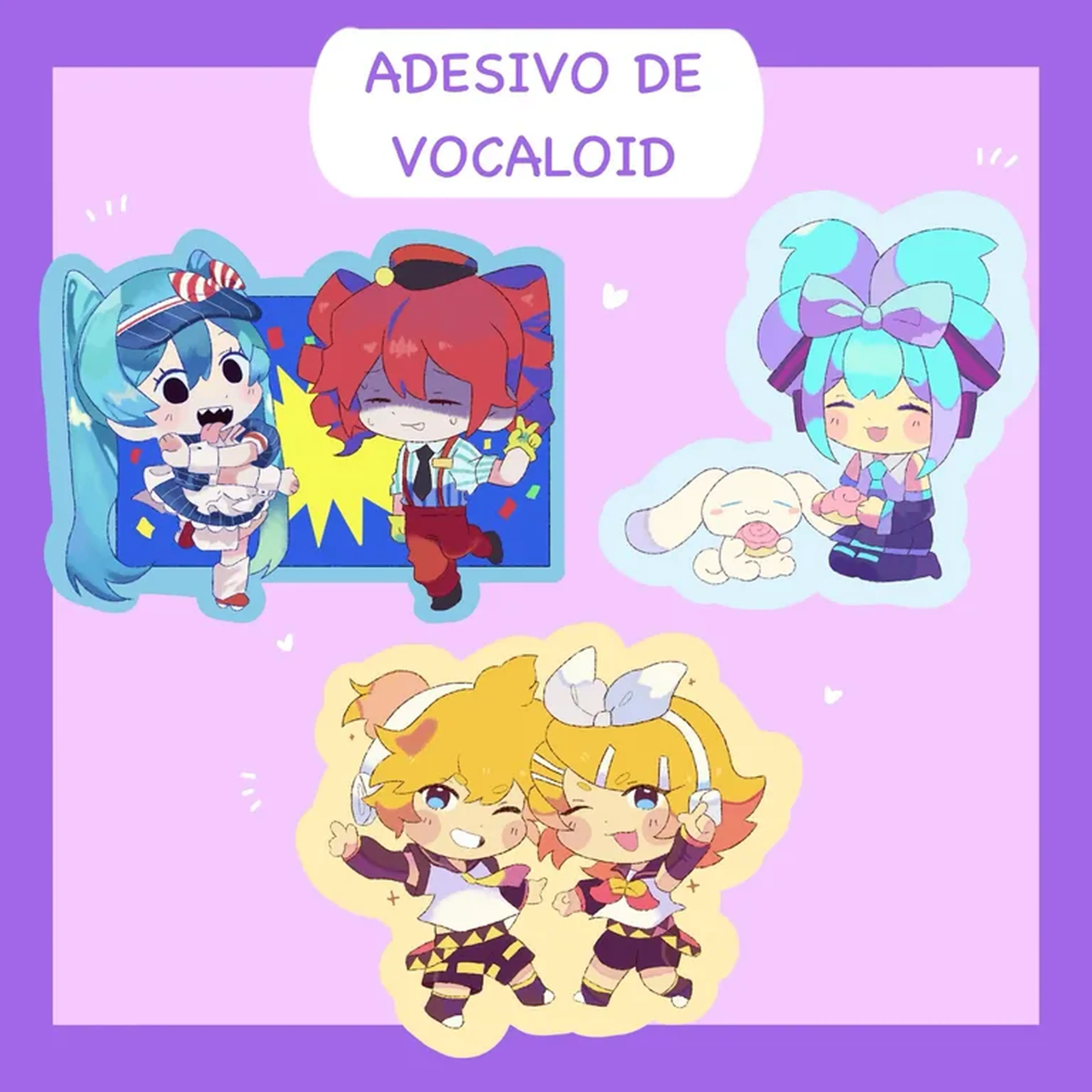 ADESIVOS INDIVIDUAIS DE VOCALOID imagem