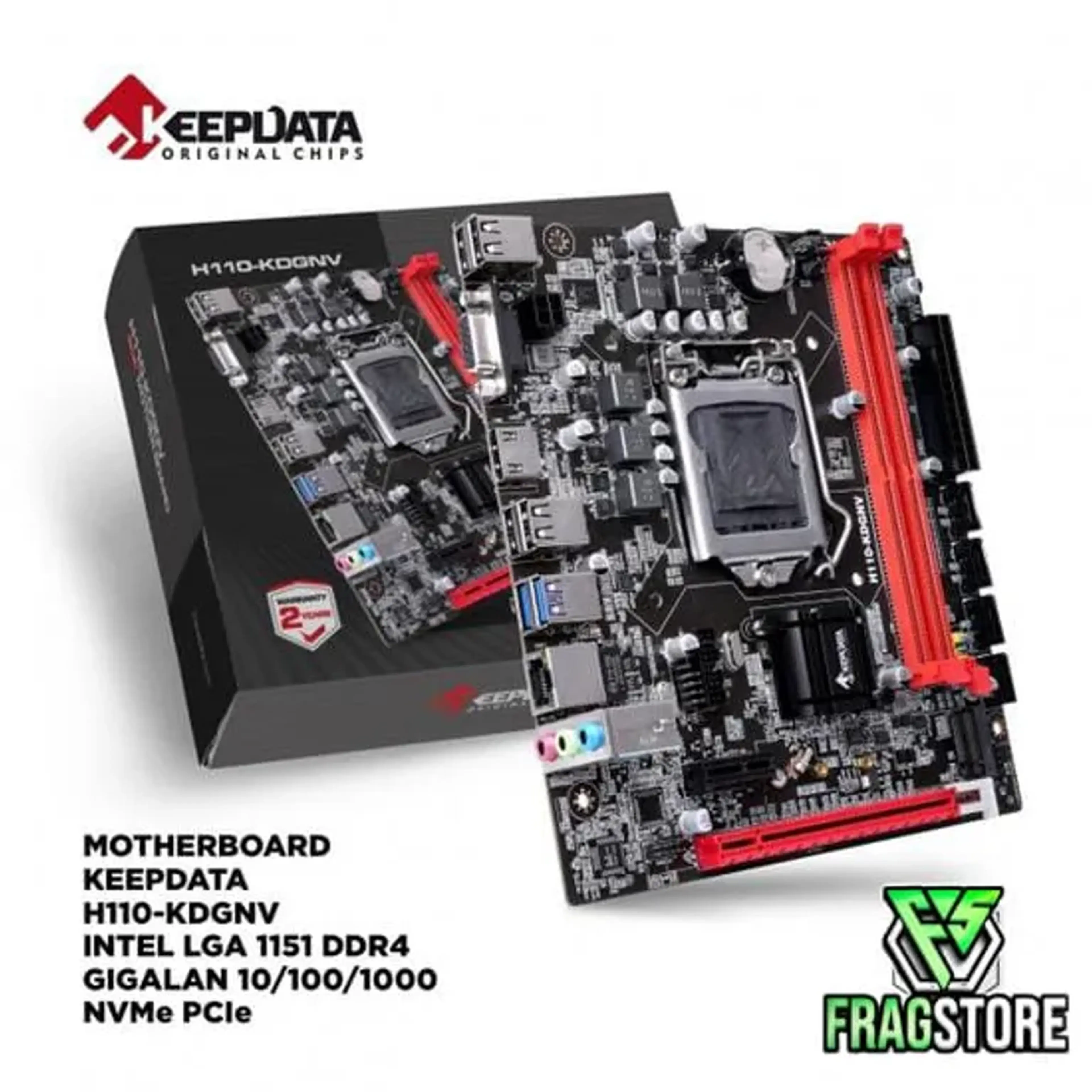 Placa Mãe Keepdata H110-KDGNV LGA 1151 DDR4 NVME imagem