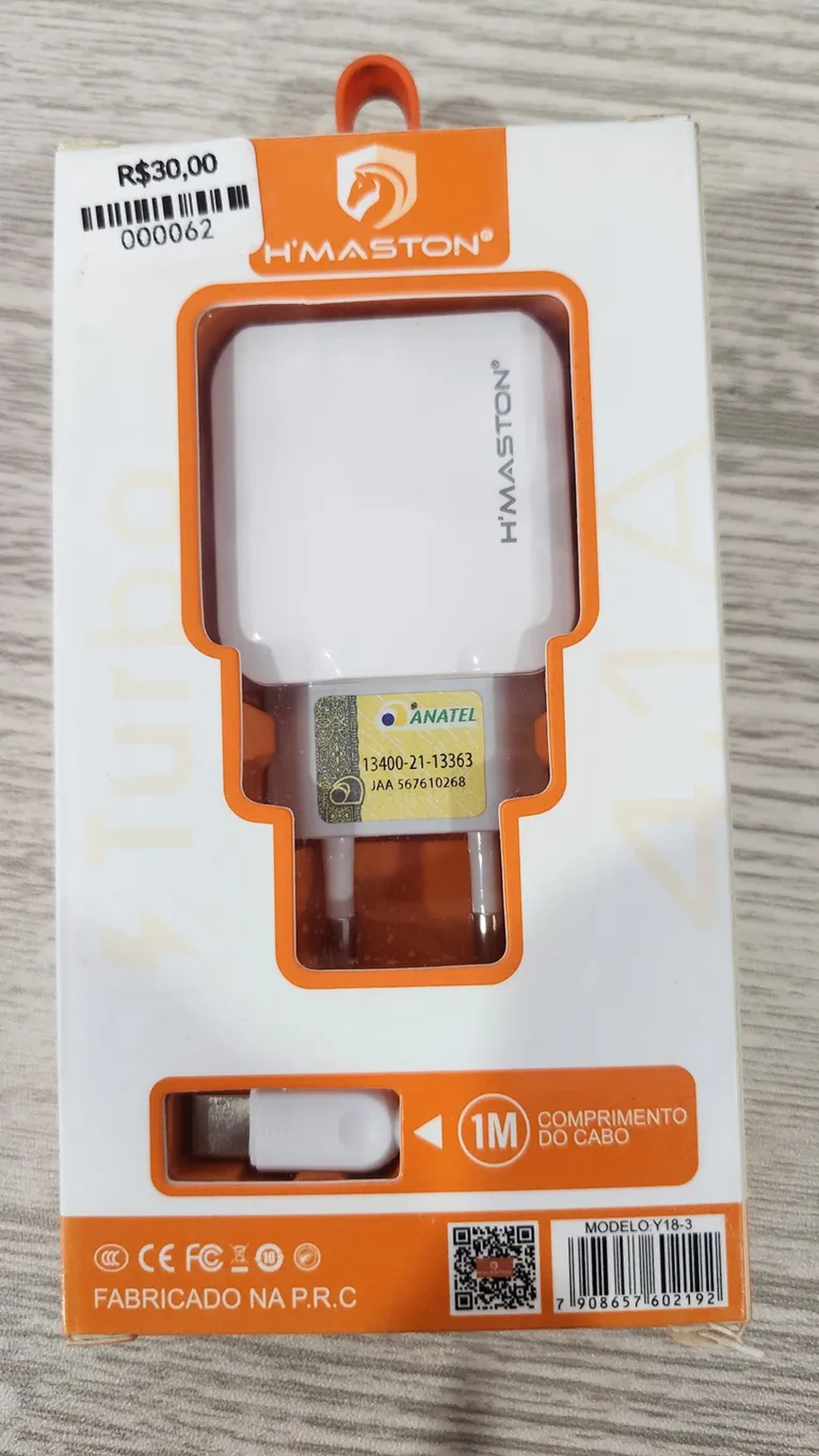 KIT CARREGADOR TURBO TIPO C imagem
