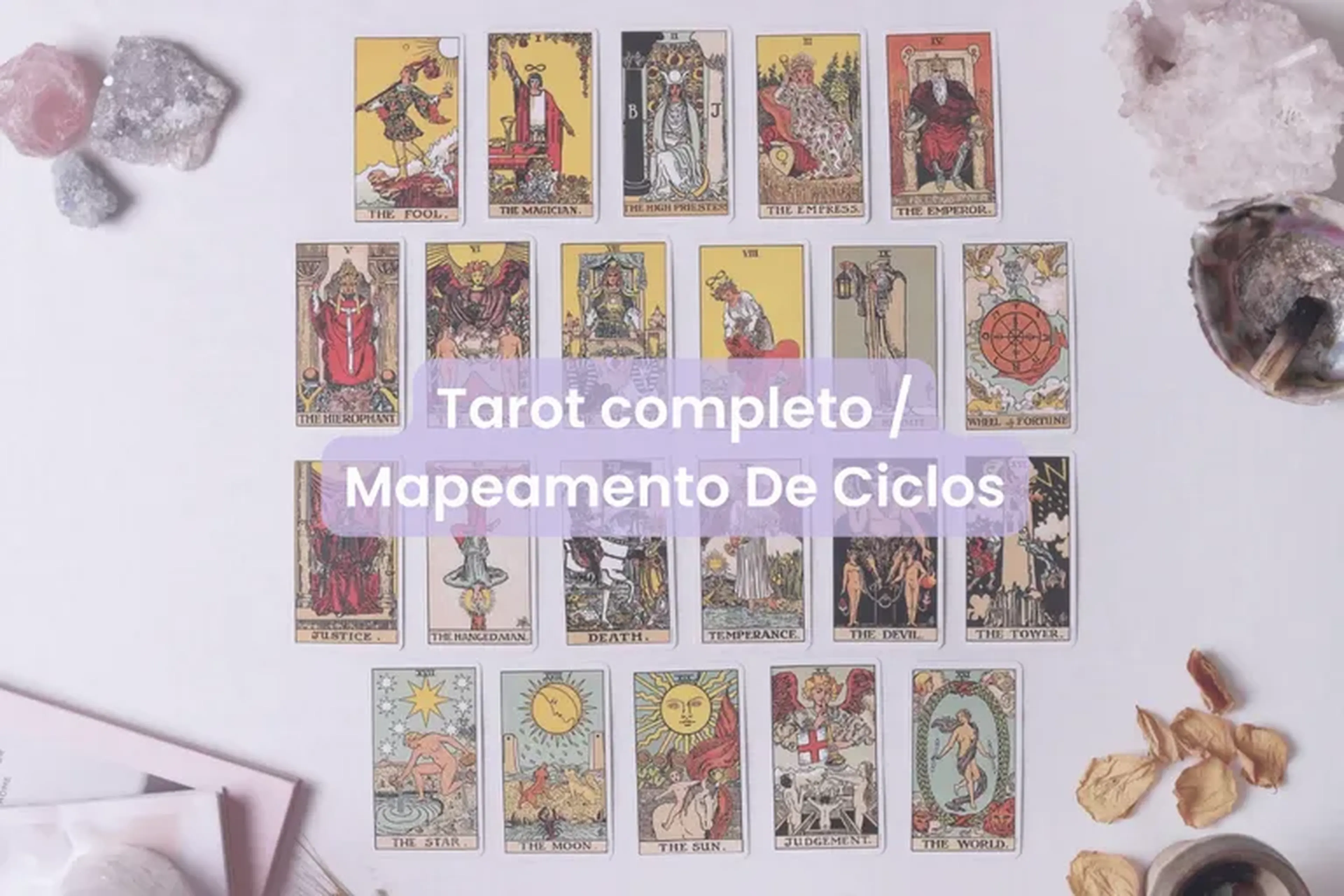 Sessão de Tarot Completo - Panorama e Caminhos (1 hora) imagem