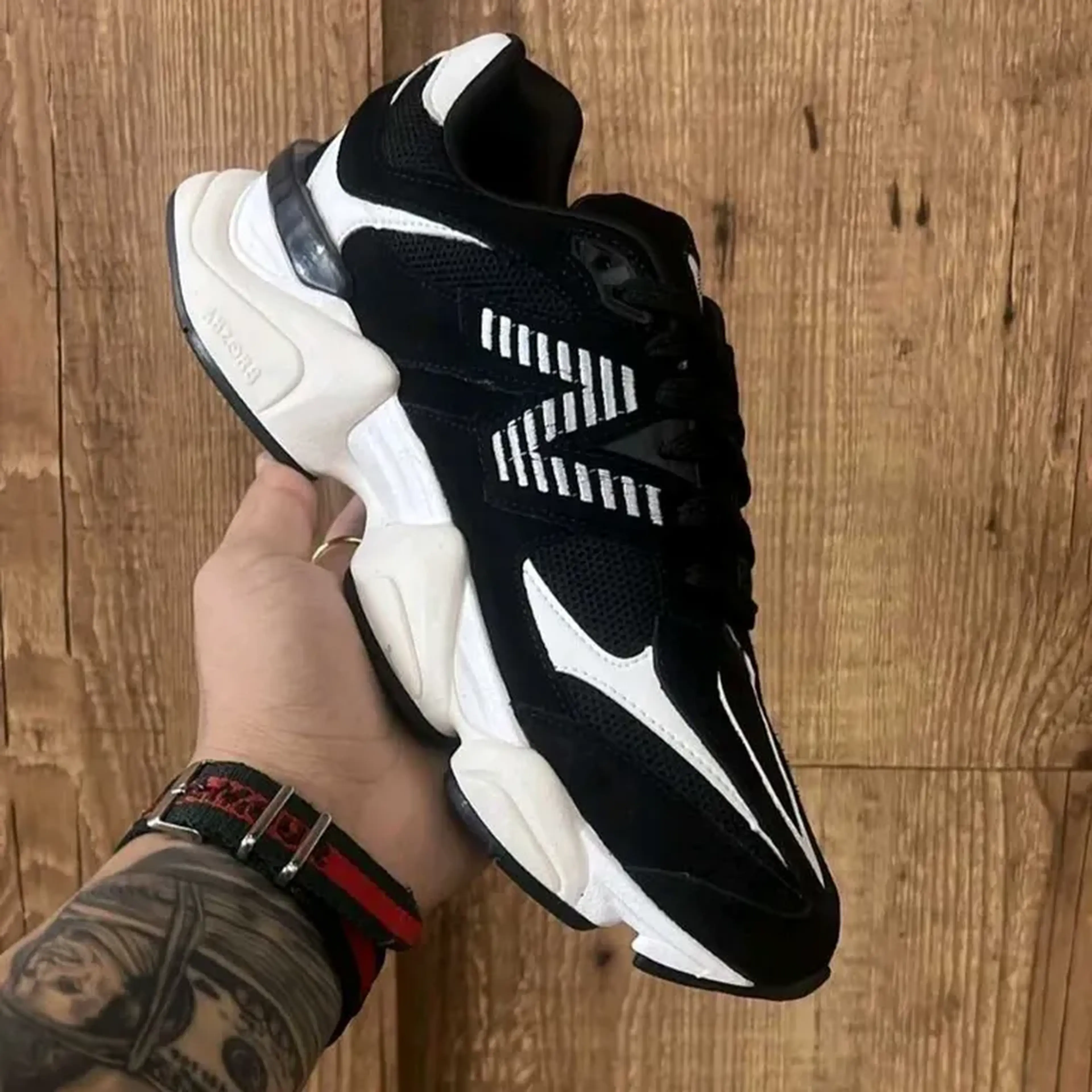 New balance 9060 black-white imagem