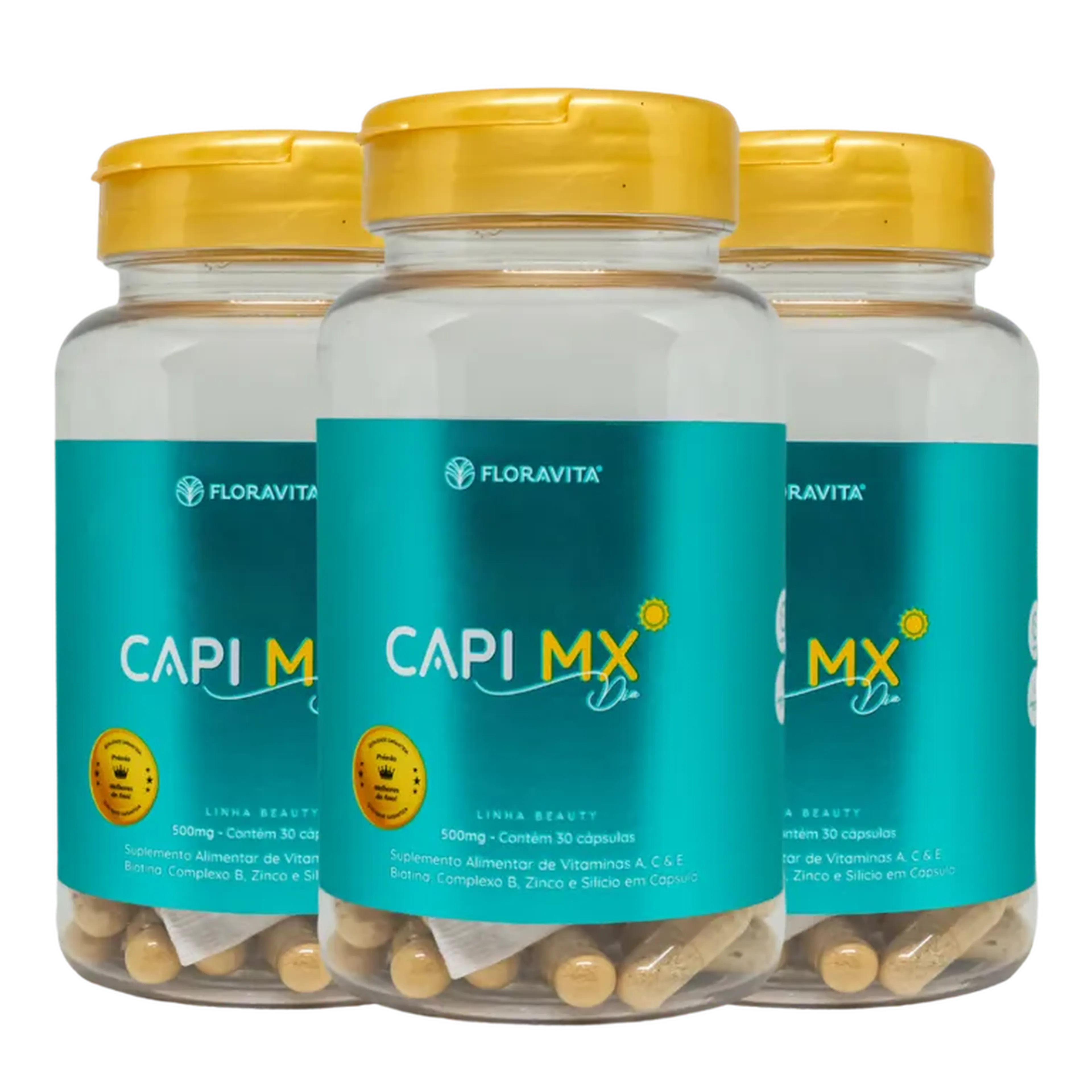 CapiMX - 3 Frascos imagem