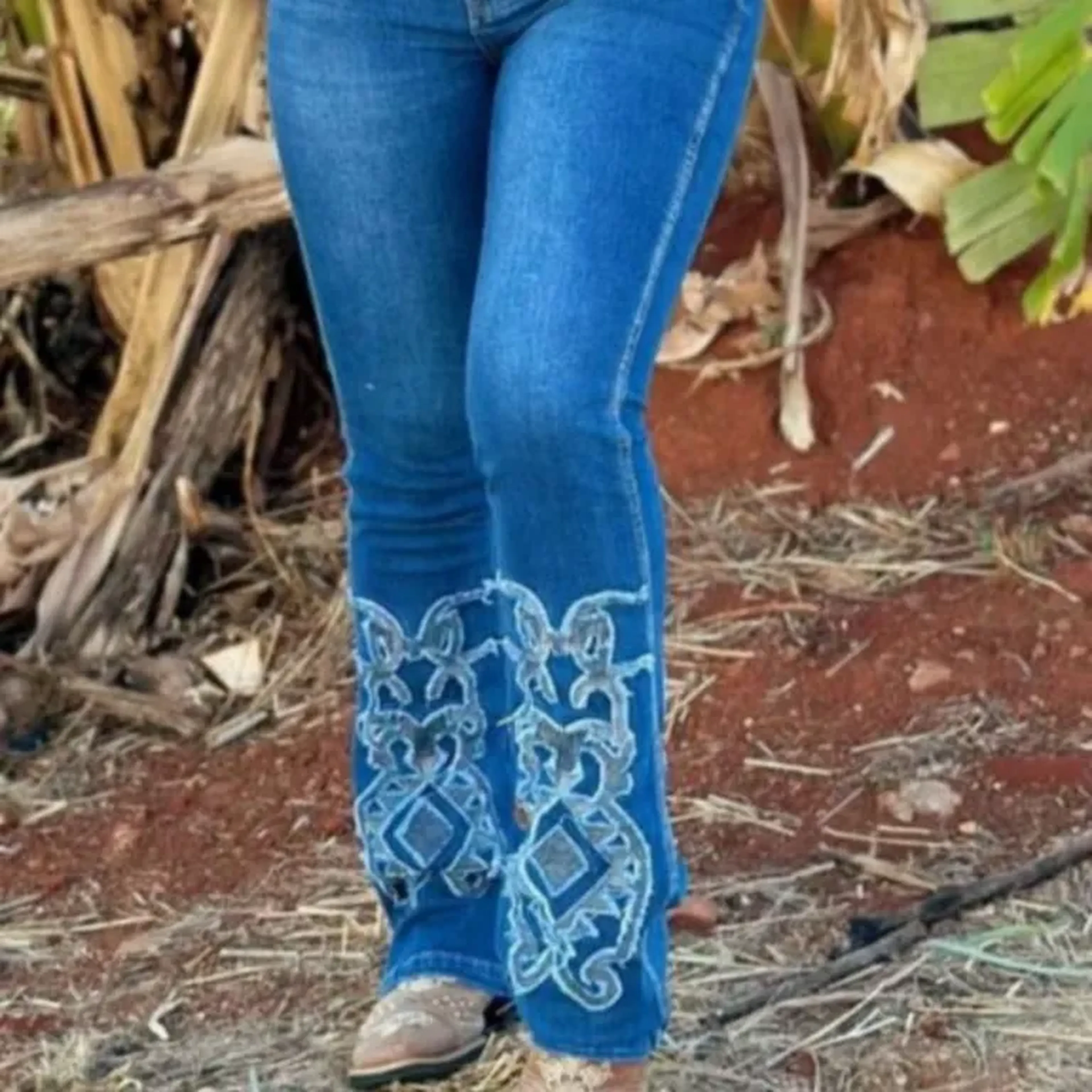 Calça feminina tc7 Bordada imagem