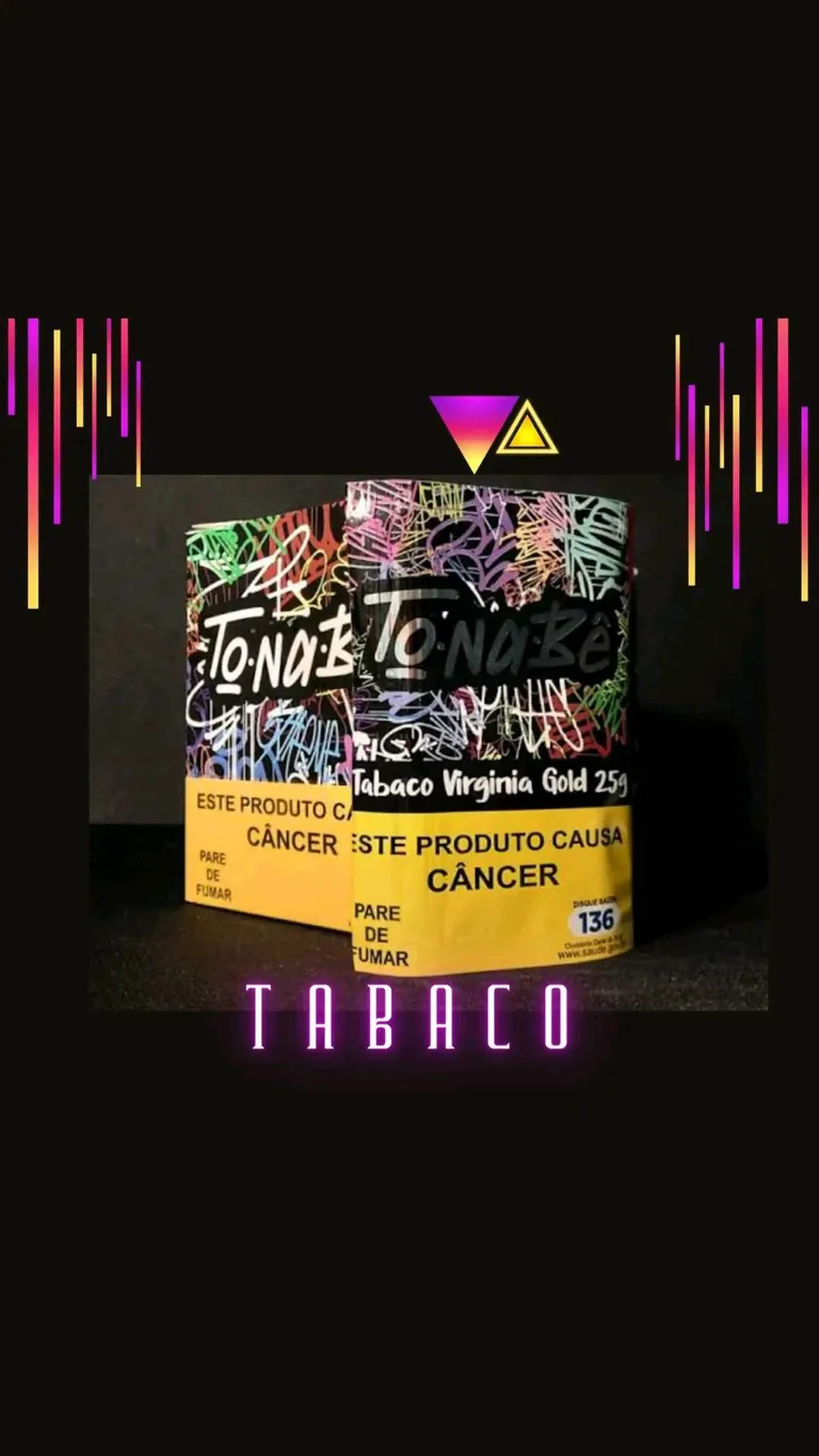 Tabaco ToNaBe Virginia Gold 25g imagem