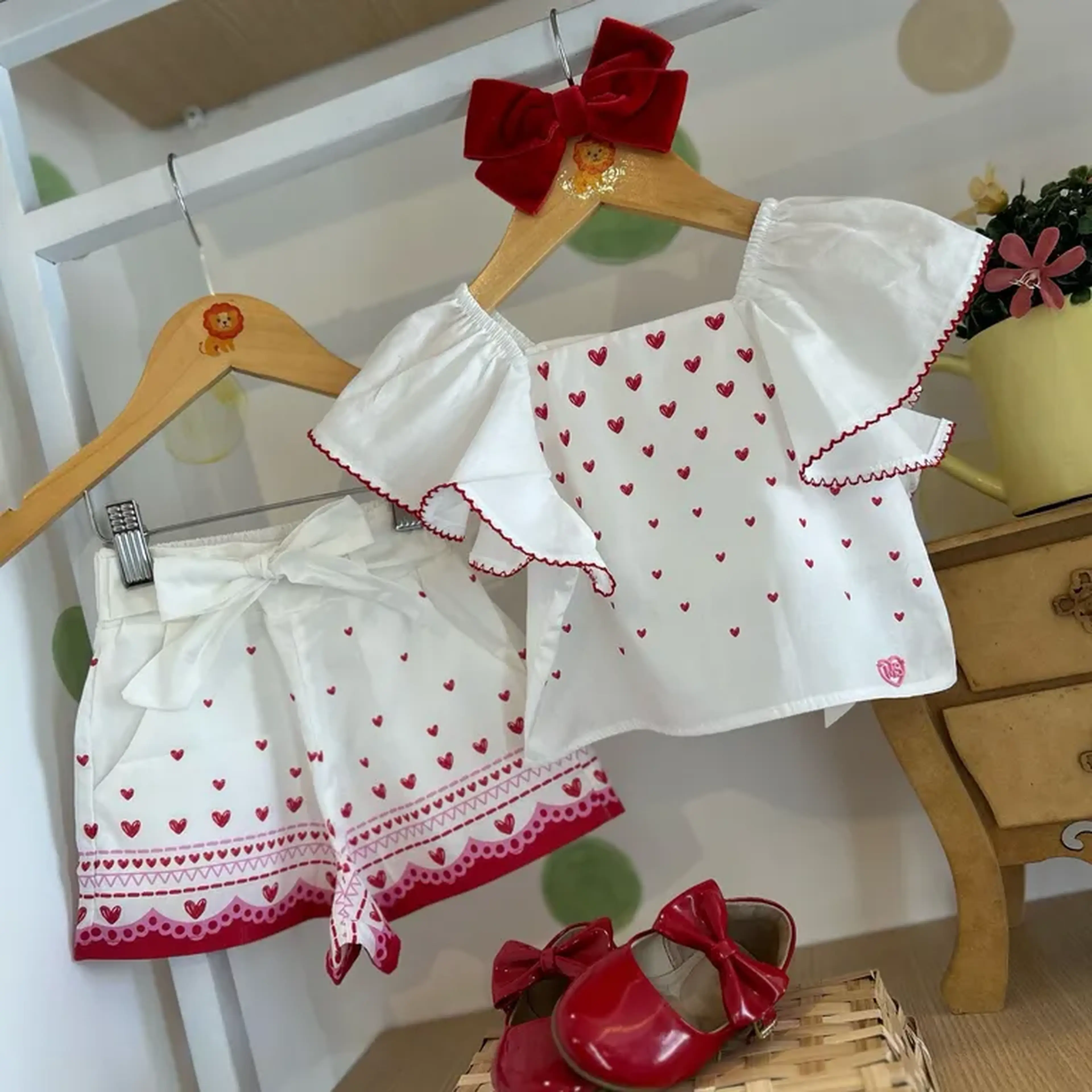 Conjunto em Viscose de algodão Mon Sucrê imagem