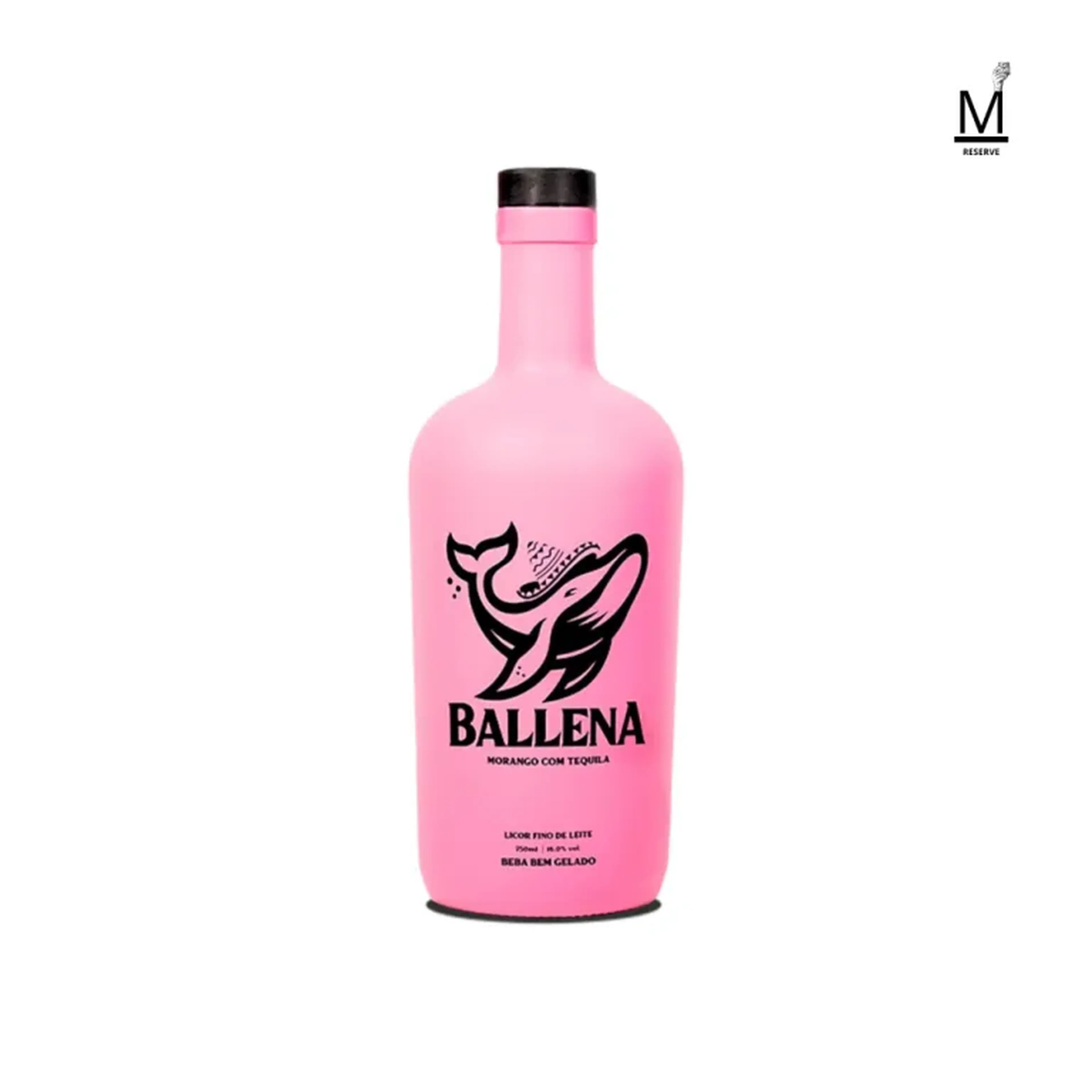 LICOR BALLENA CREME DE MORANGO COM TEQUILA 750ML imagem