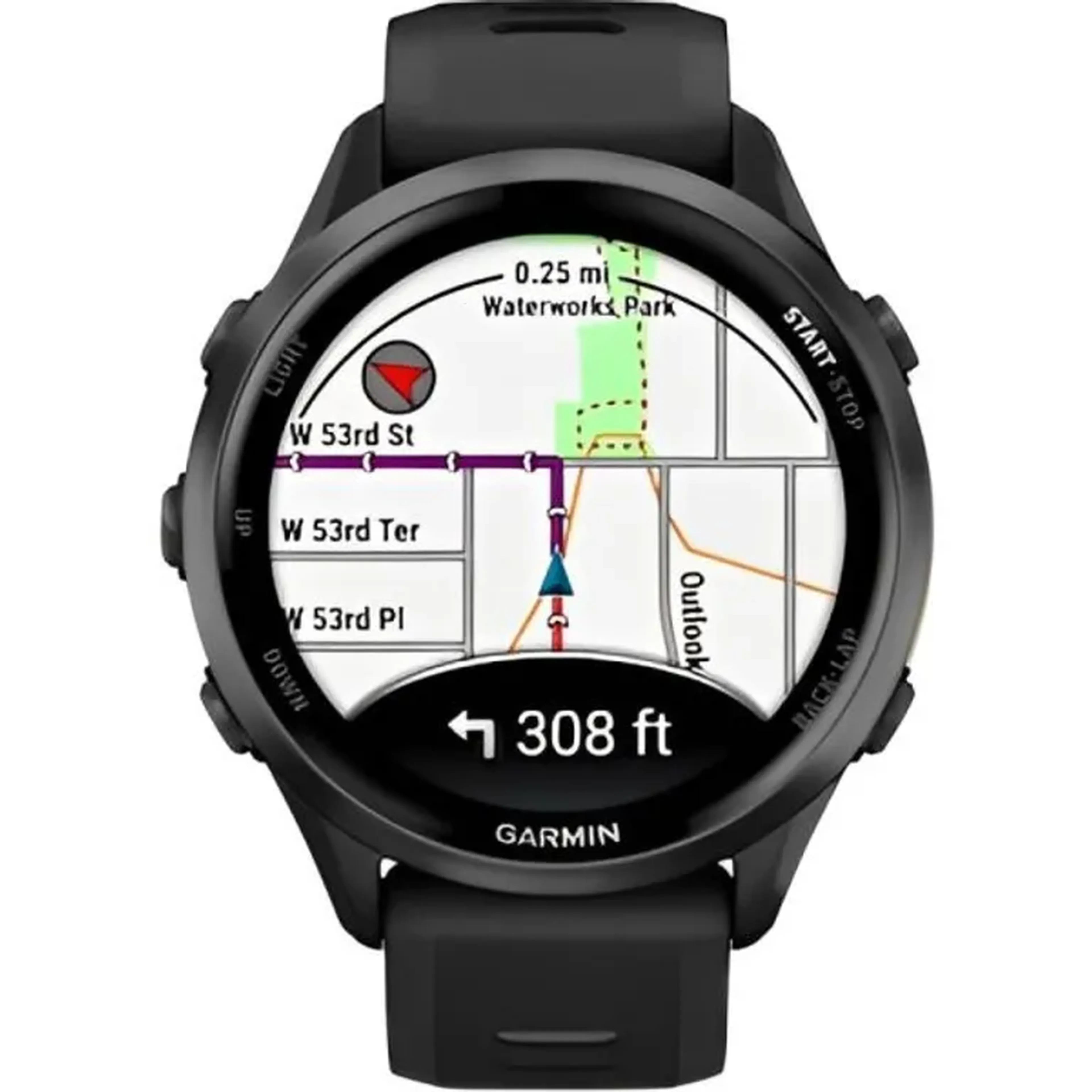Relogio Garmin Forerunner 970 47mm AMOLED - Cinza Ardósia imagem
