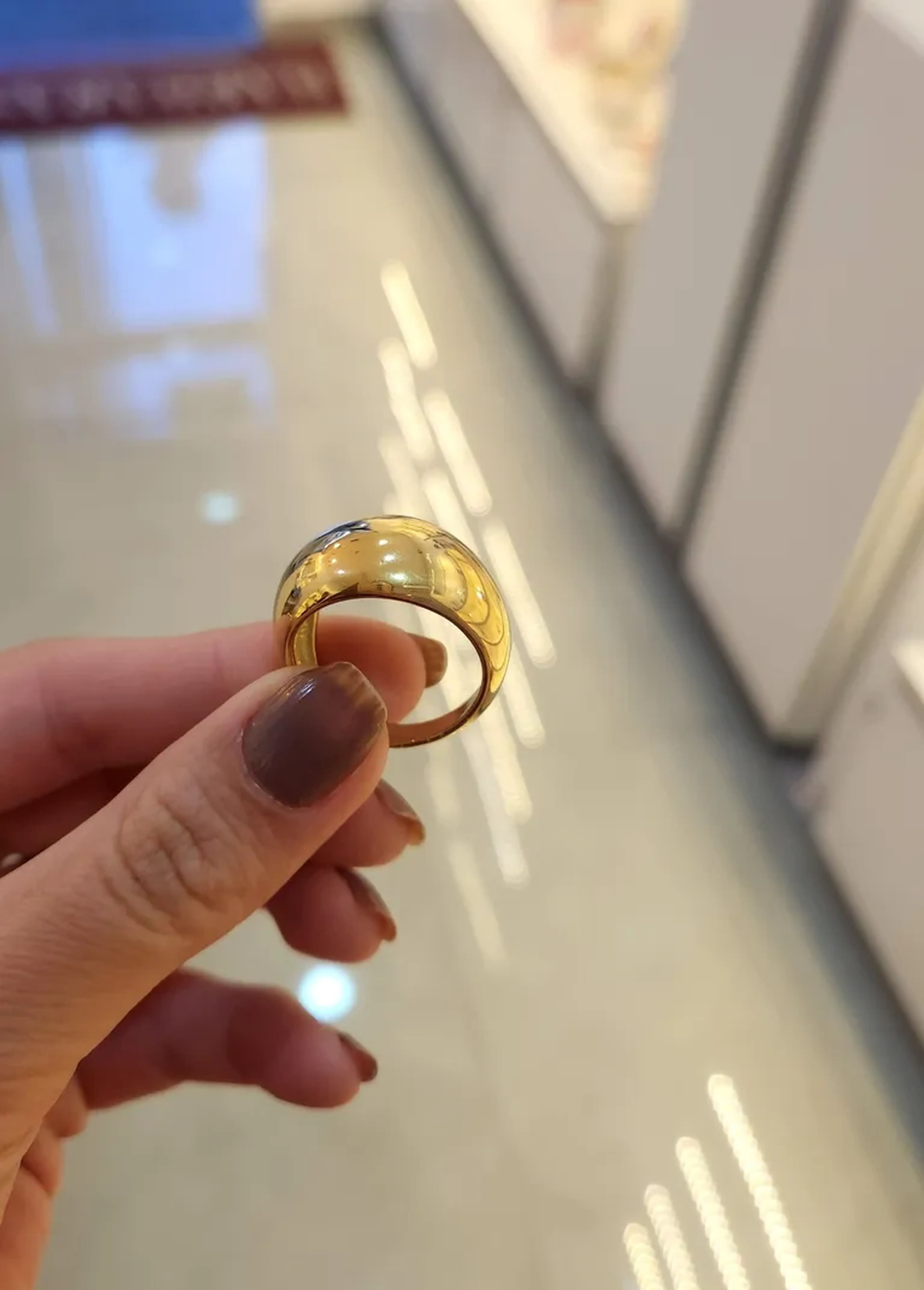 ANEL ABAOLADO AÇO BO imagem