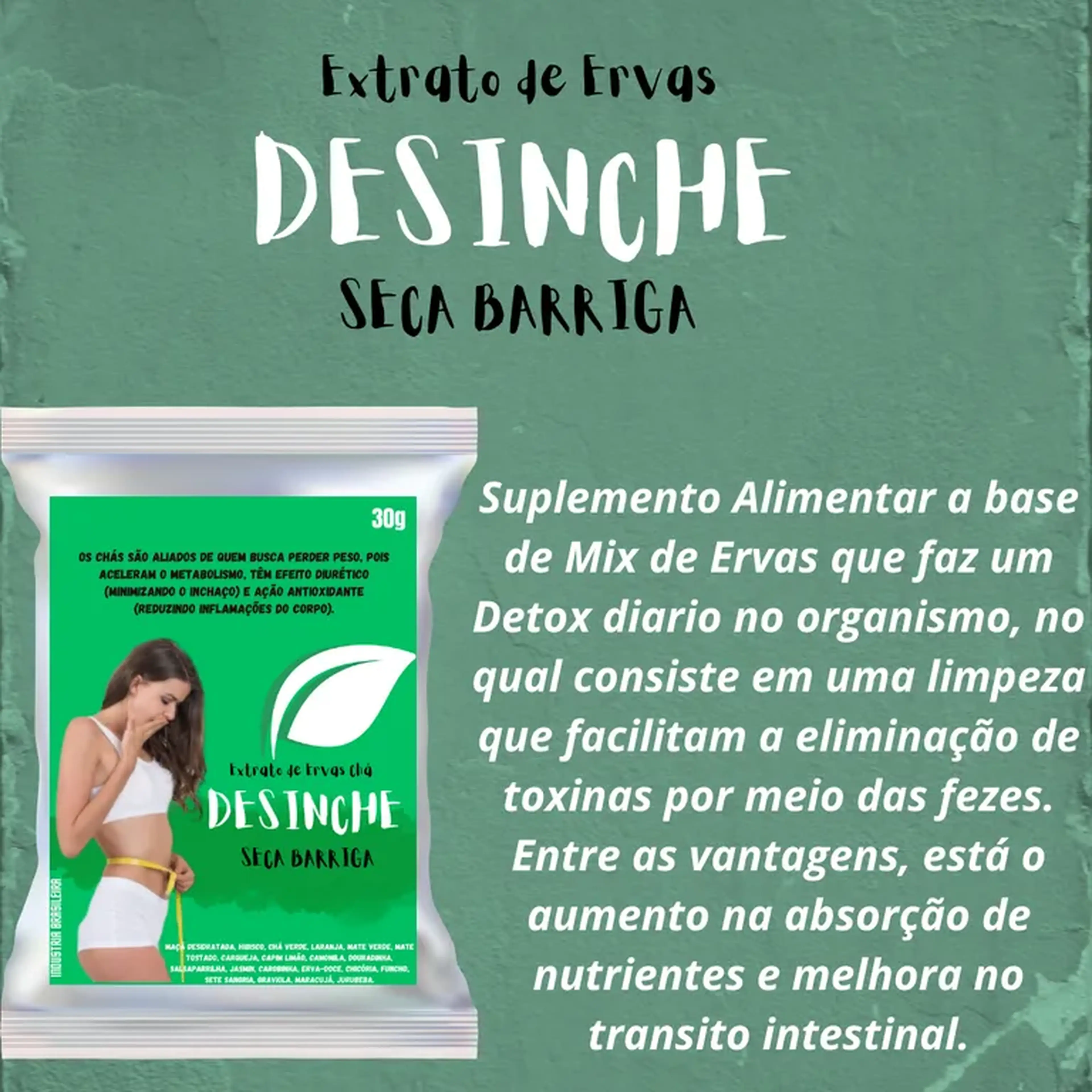 Extrato de Ervas Desinche Detox imagem