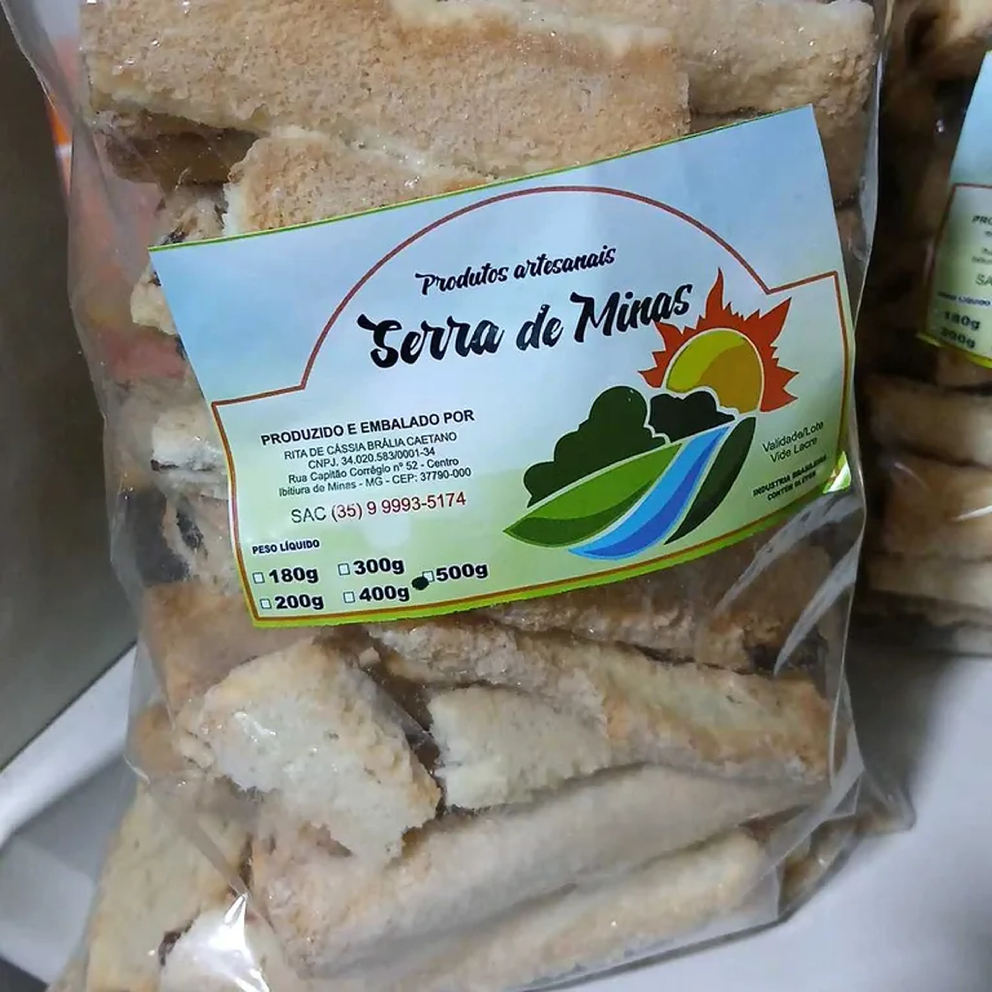 BISCOITO CUBINHO RECHEIO GOIABADA 500G imagem