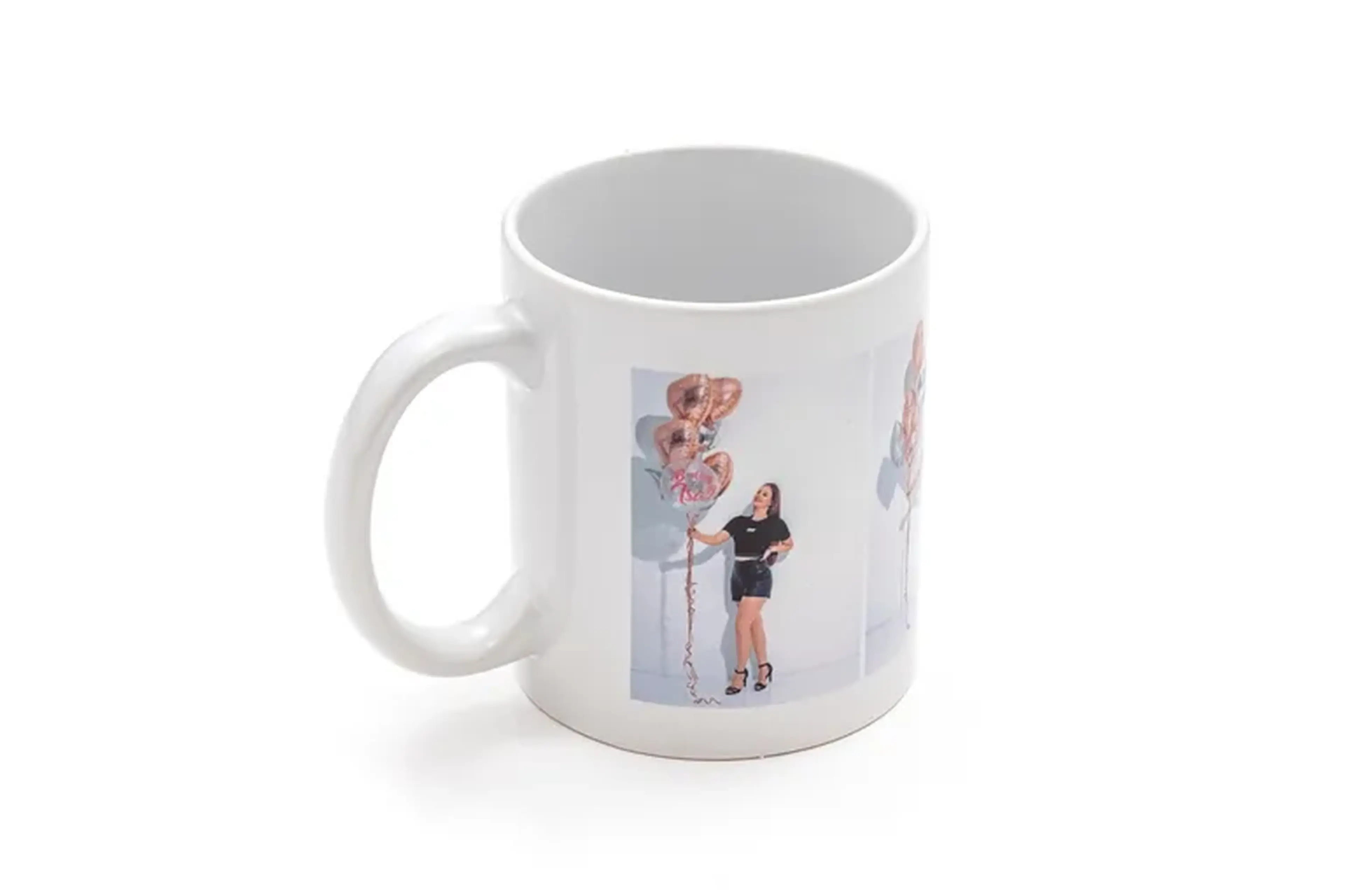 Caneca de Cêramica Branca Personalizada imagem
