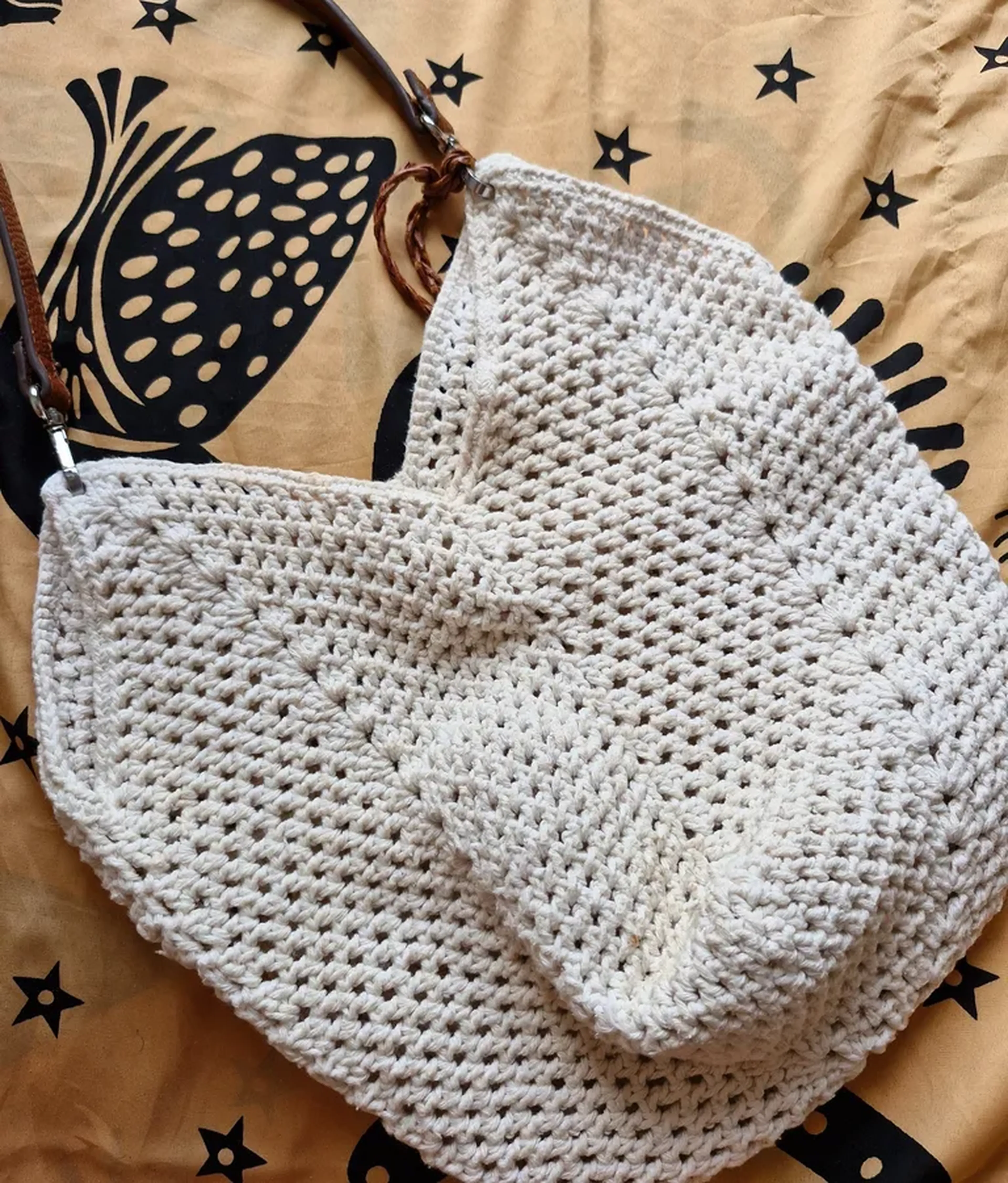 Bolsa de Praia em Crochê imagem