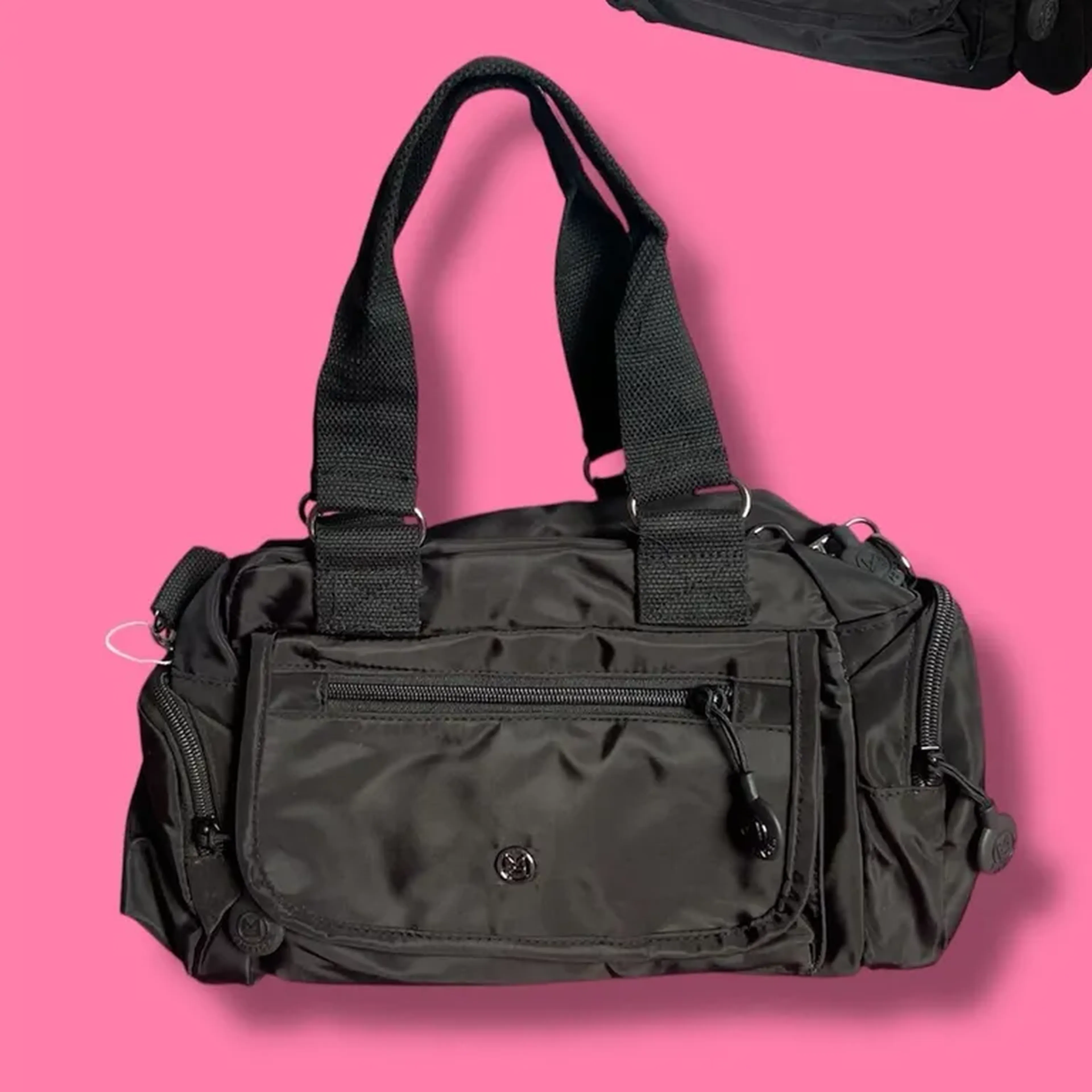 bolsa lateral preta estilo kipplin imagem