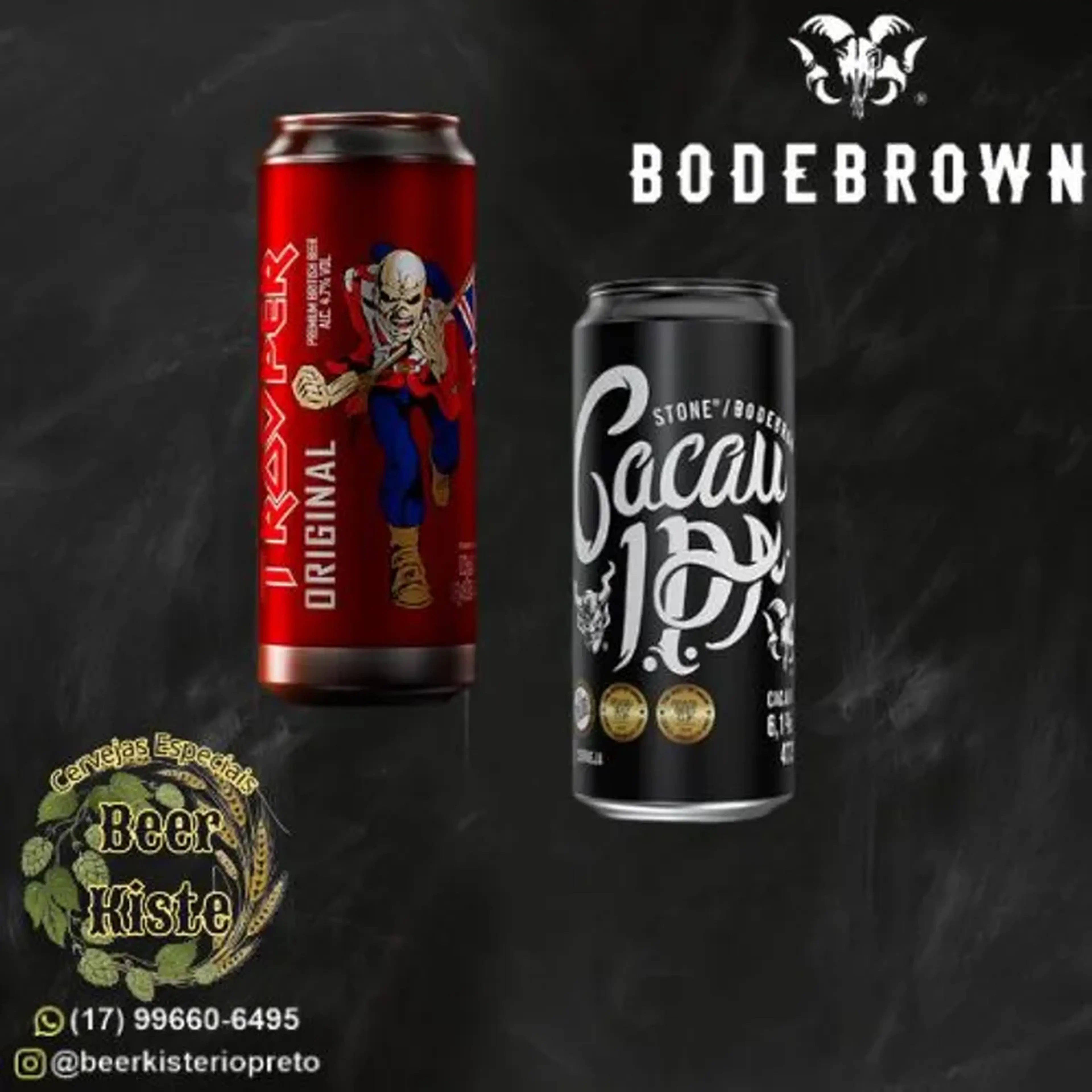 Kit 2 latas BODEBROWN imagem