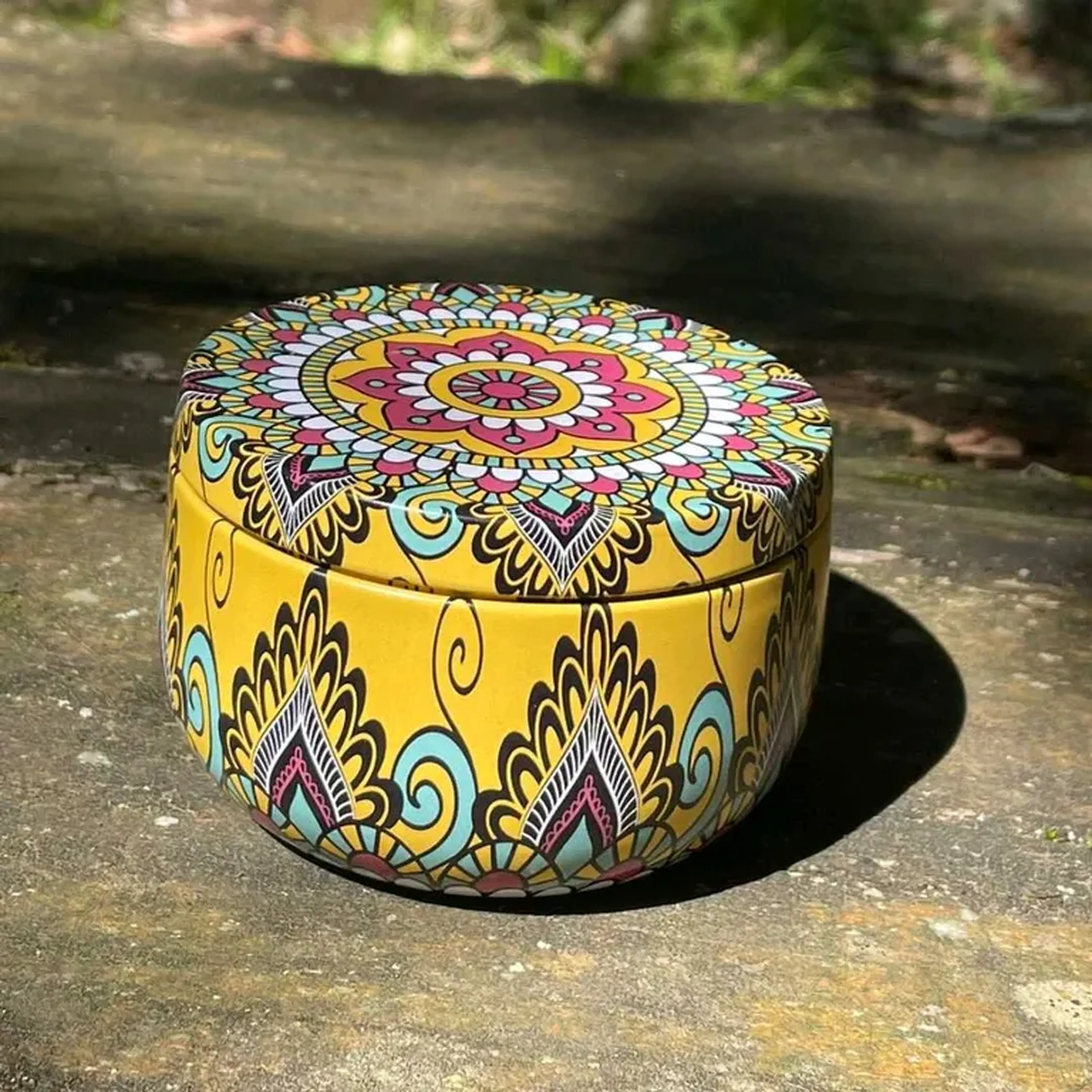 Vela Bougie de lata aromas diversos - M imagem