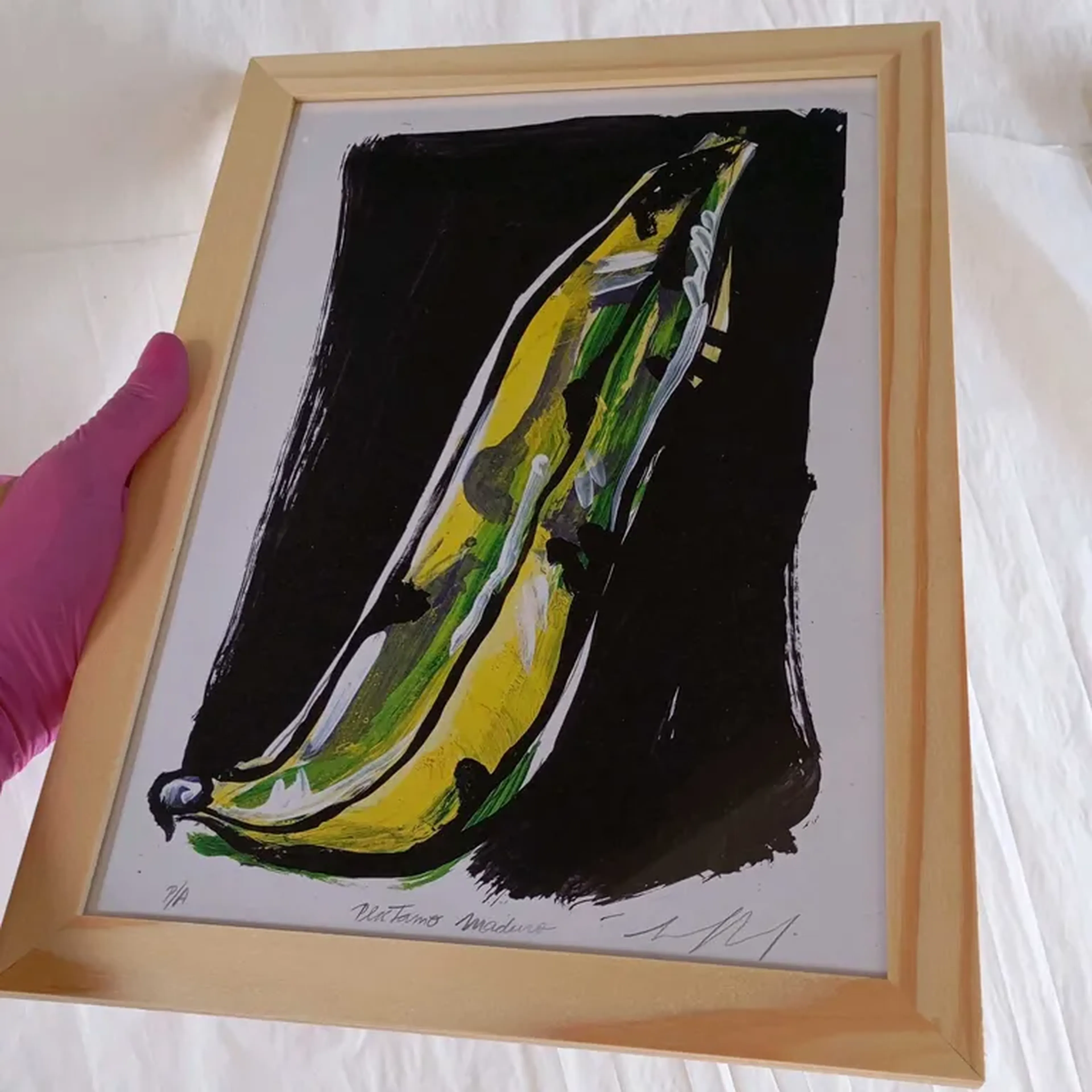 Para 5° C - Plátamo maduro - 21x30 cm moldura plana imagem