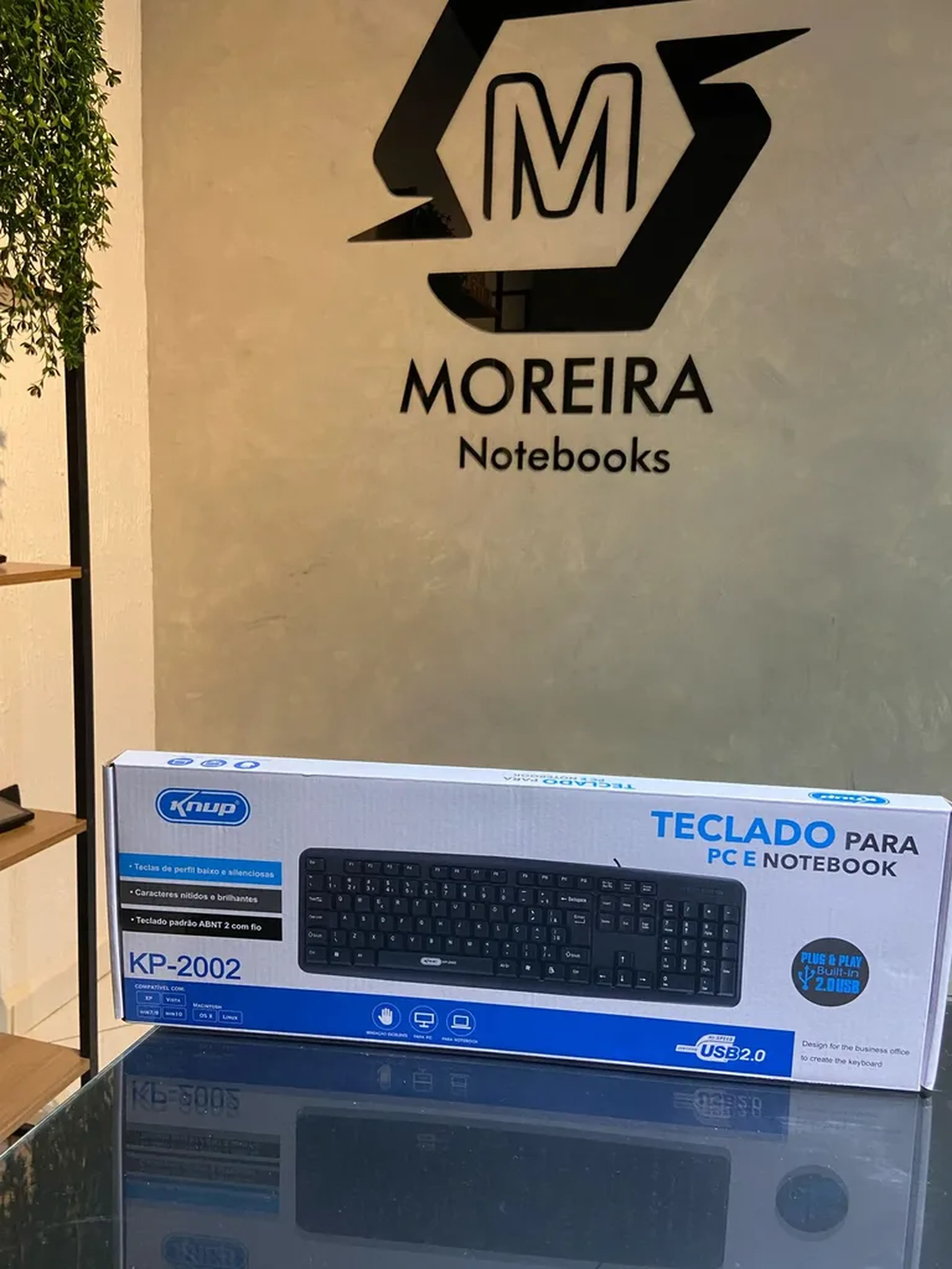 Teclado com fio imagem