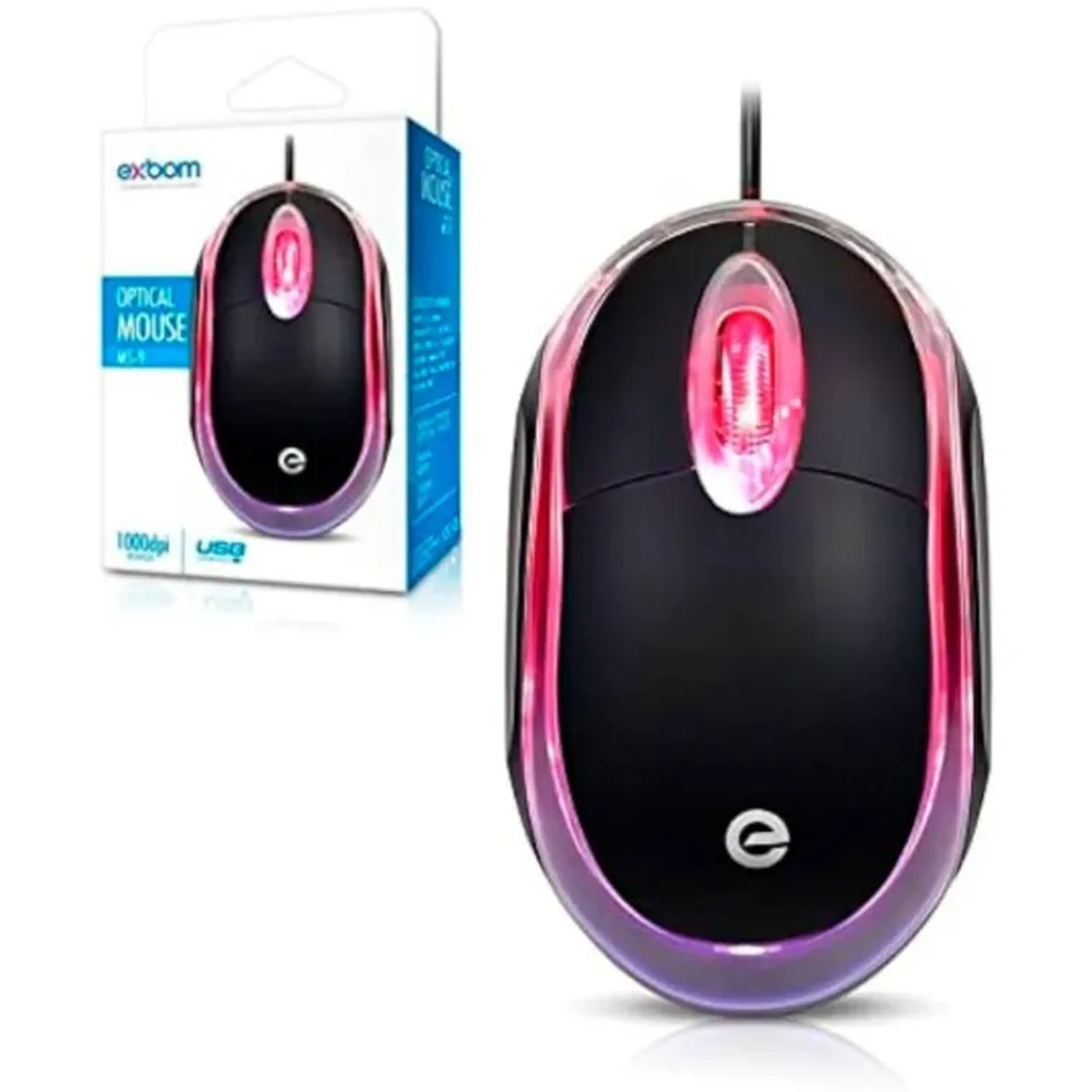 MOUSE USB COM RGB imagem