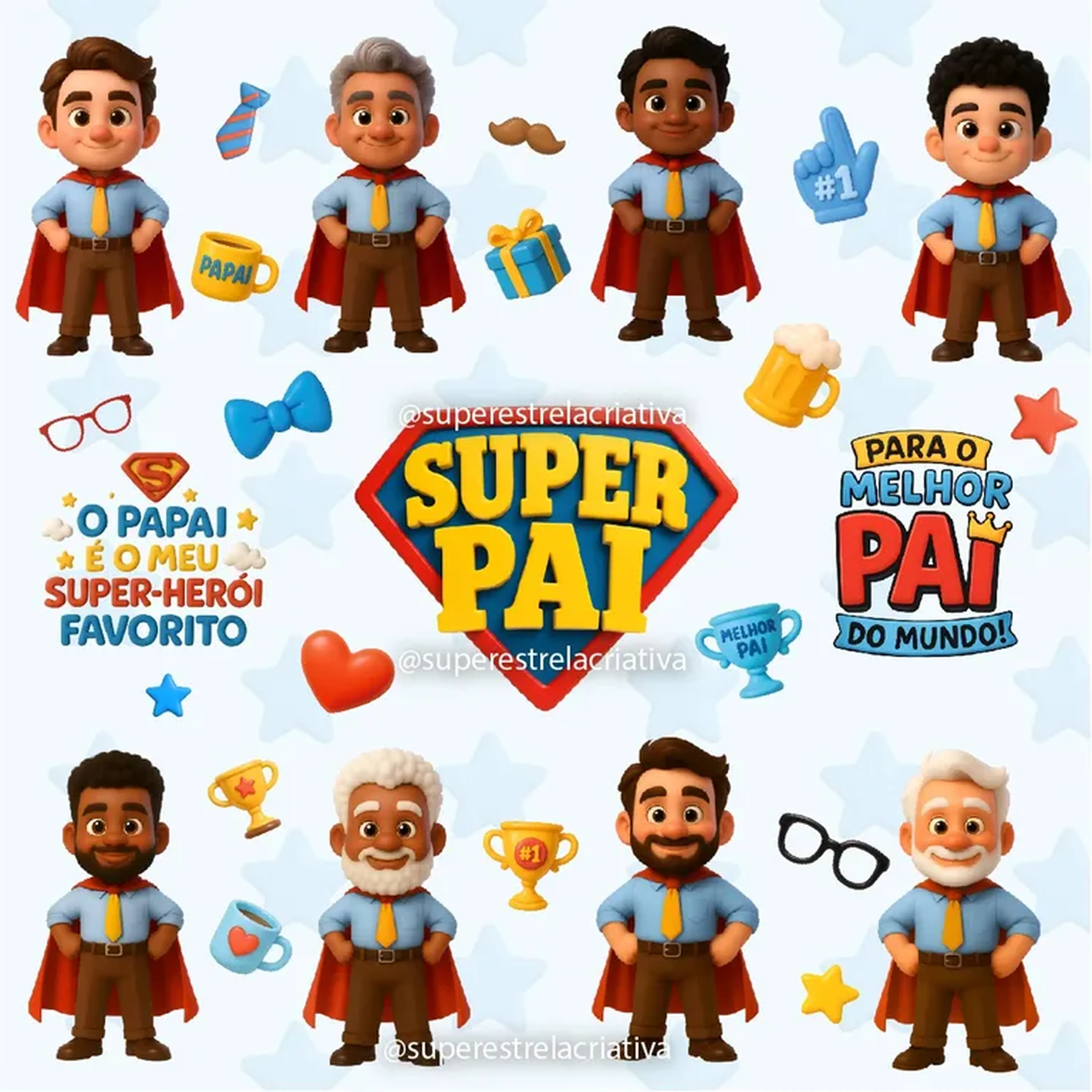 Kit Digital Super Pai imagem