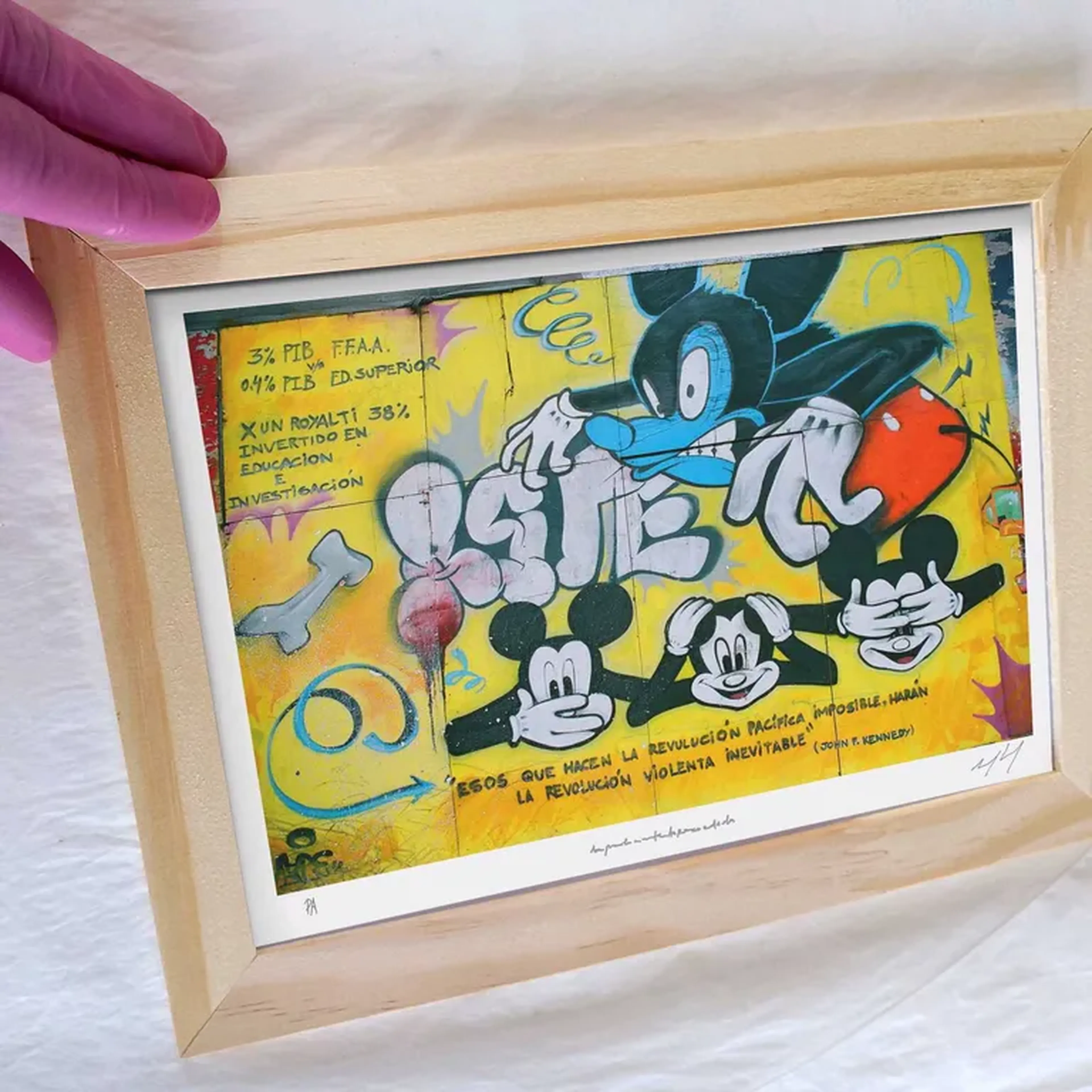 Palávoras - Pacífica - 15x21 cm moldura plana imagem