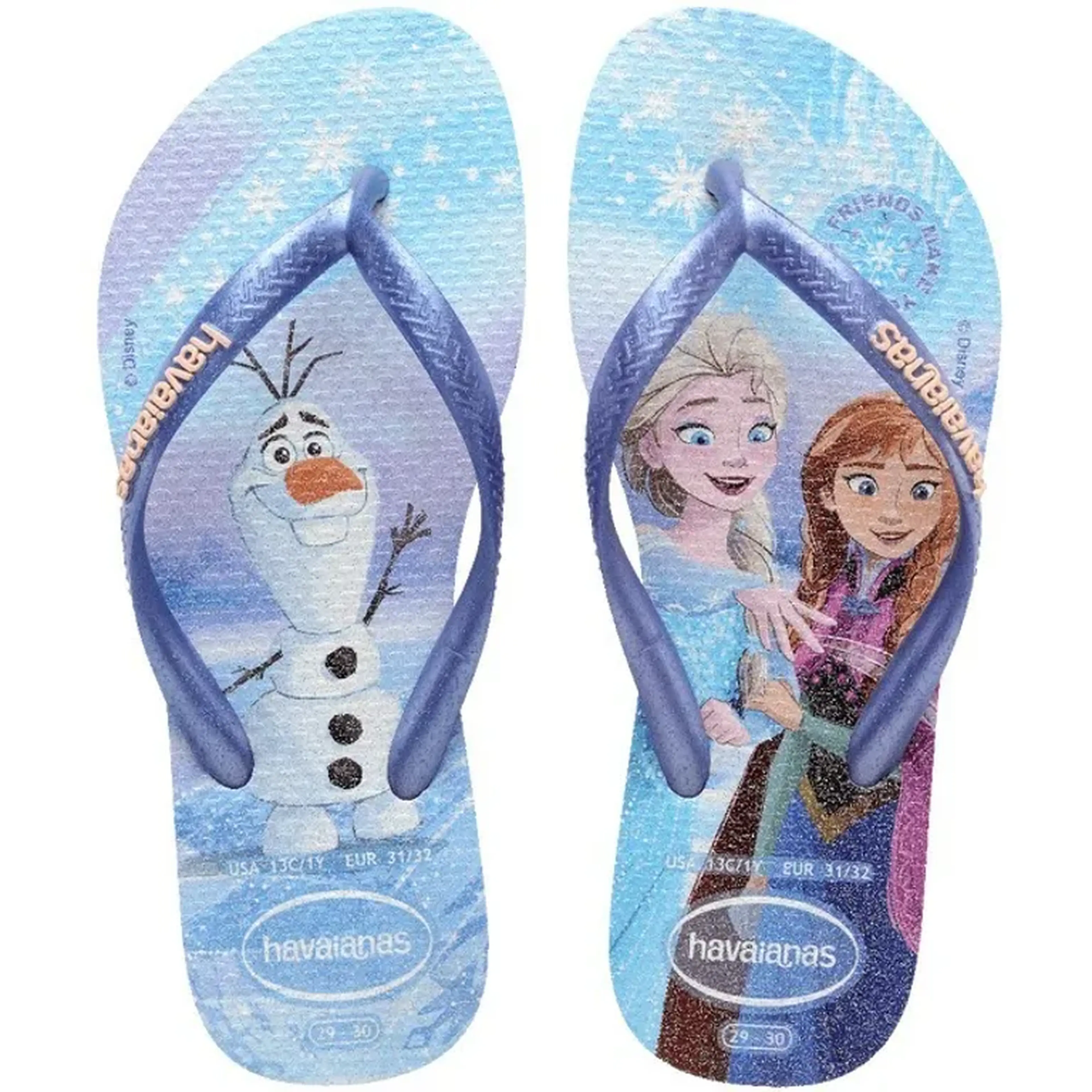 Chinelo Havaianas Kids Slim Princess - Roxo imagem