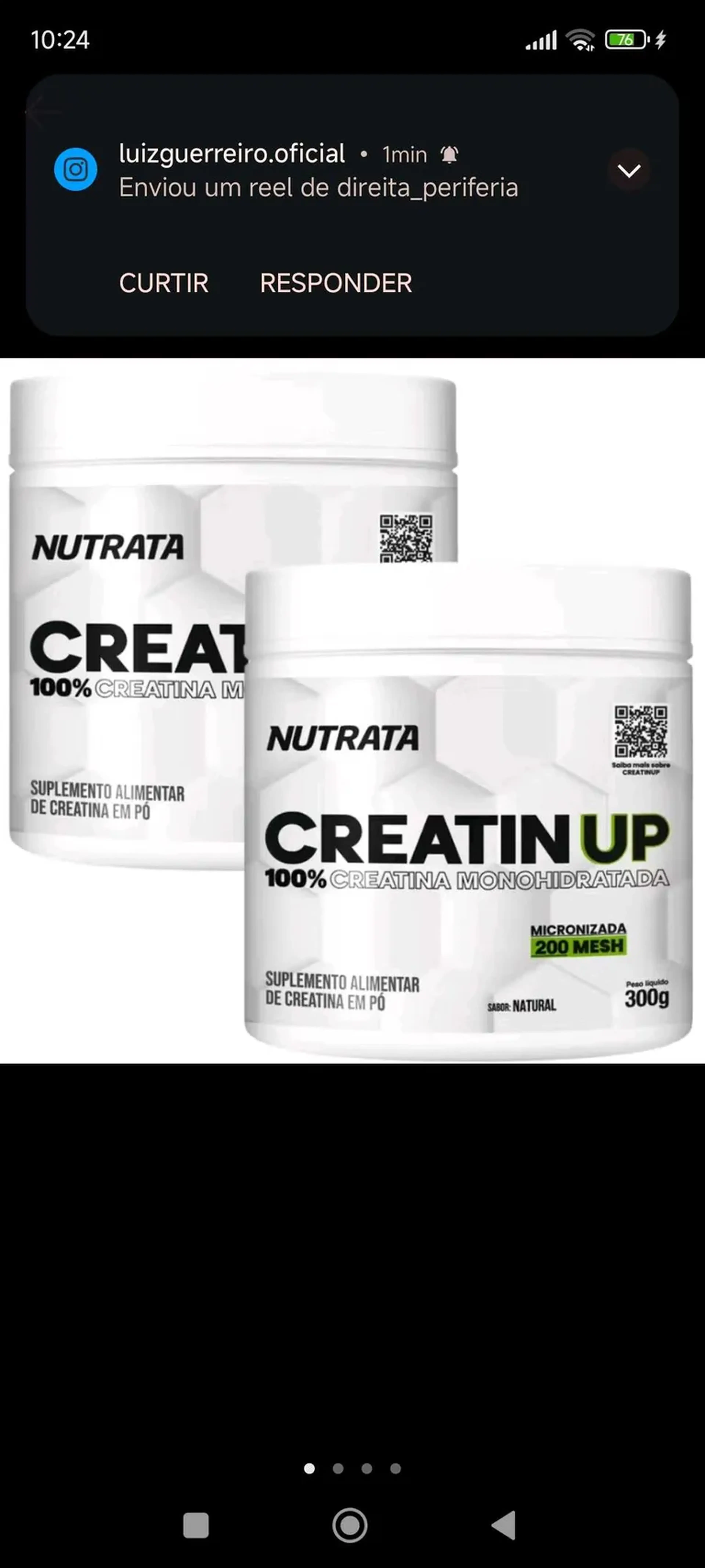 Suplemento de Creatina imagem