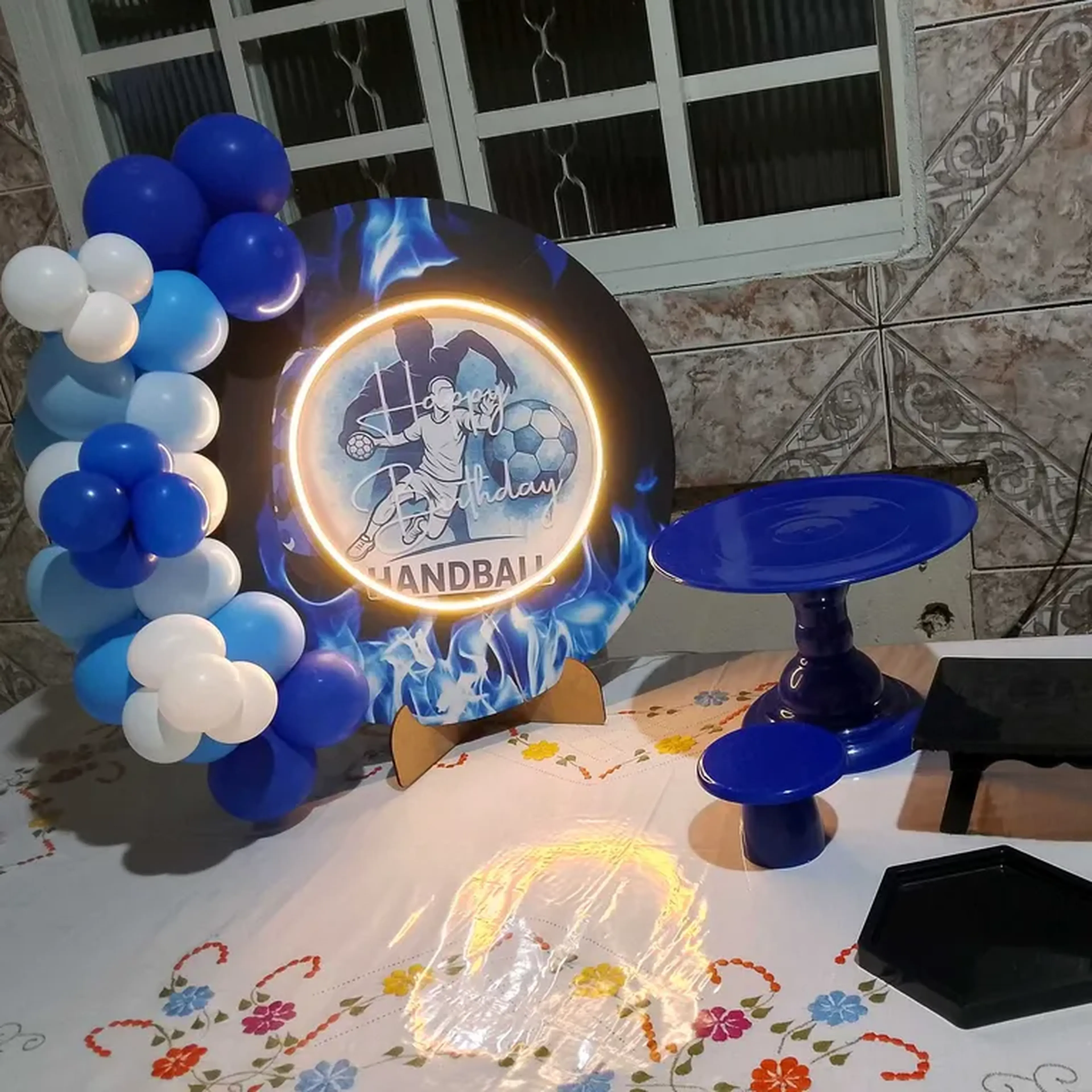 mini festa luxo com led imagem