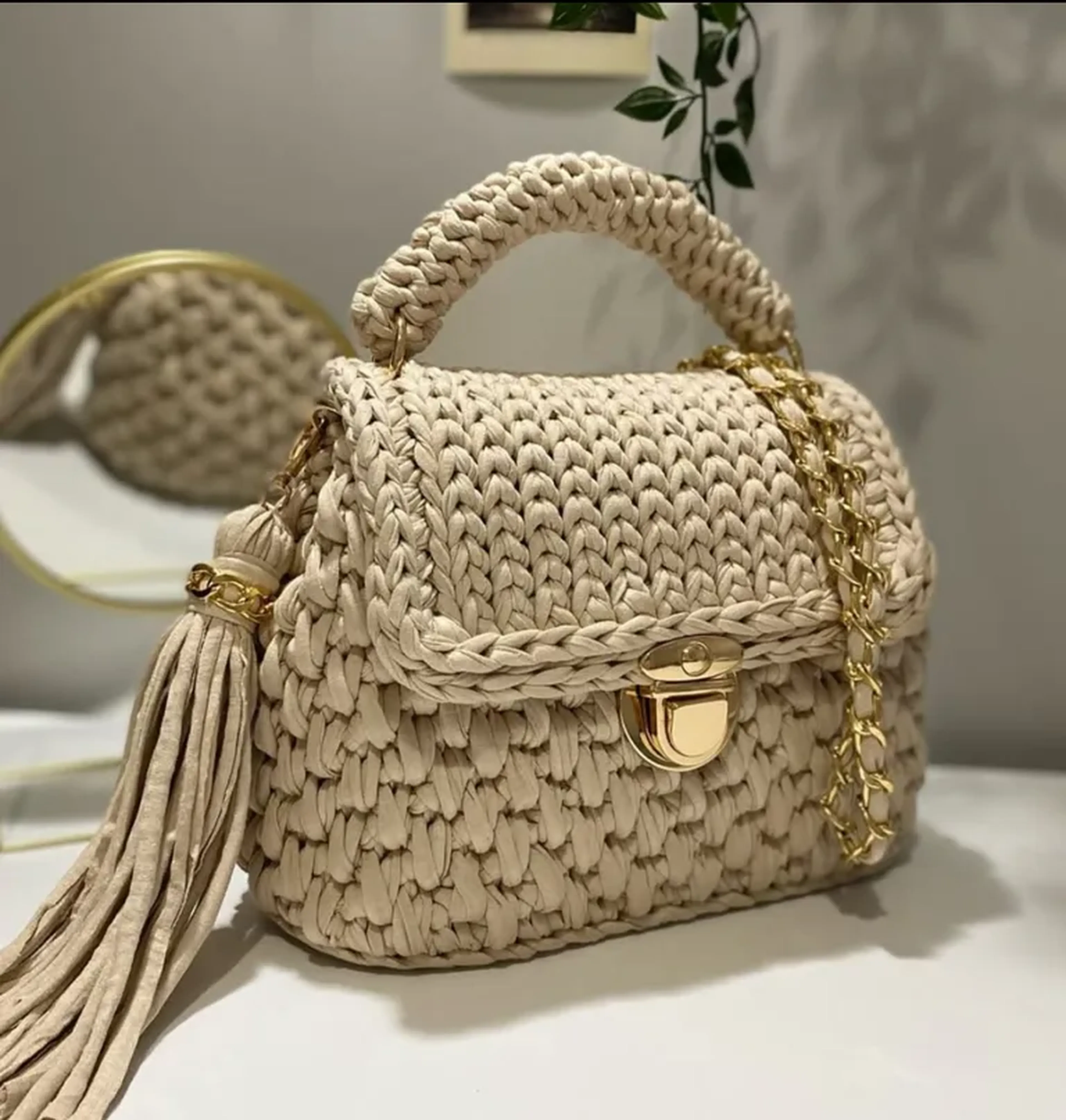 Bolsa Alice Bags - Creme Nude imagem