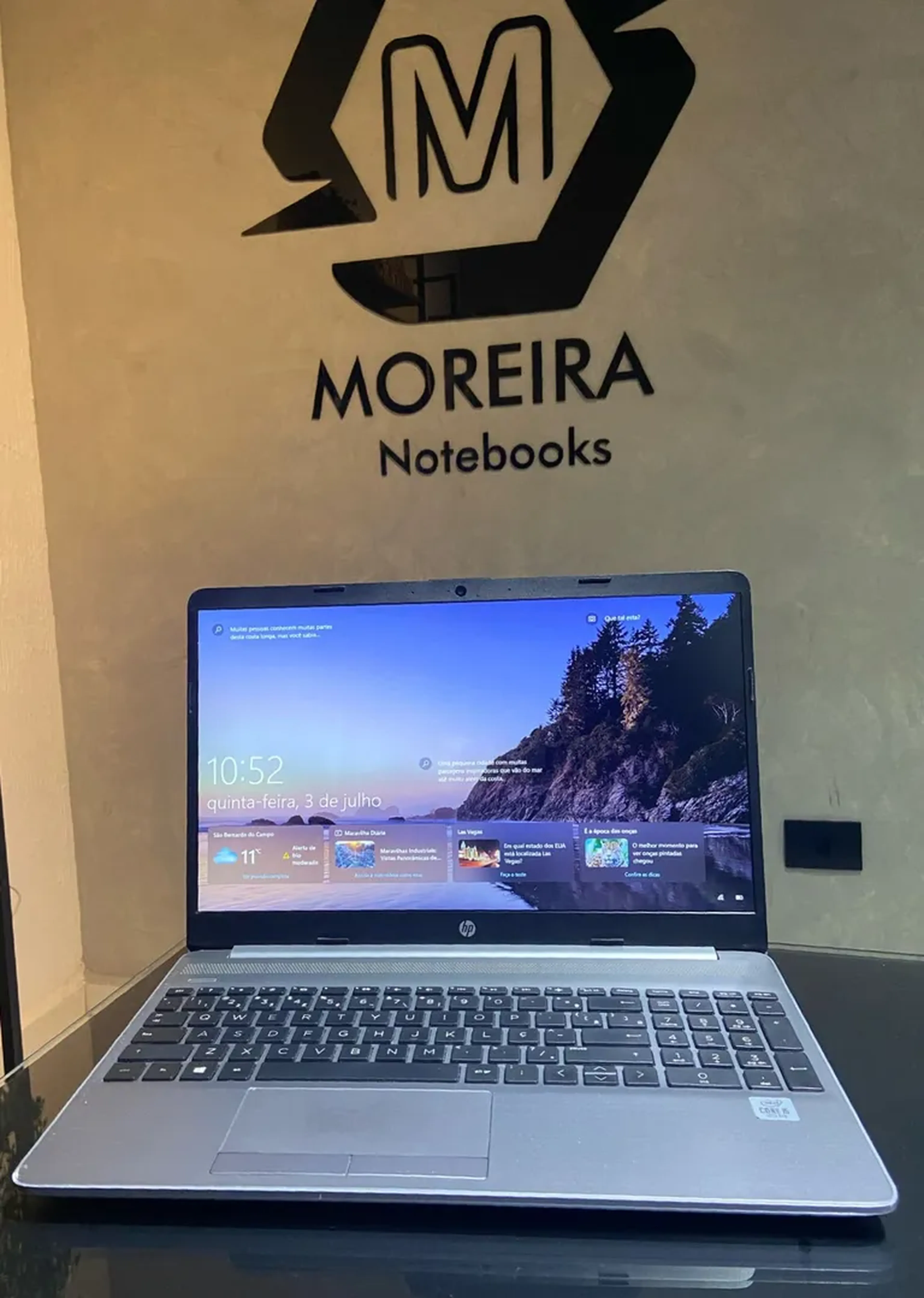 HP 250G Corei58RamSSD240 10ºGR Tela 15.6 Bateria 2:00 imagem