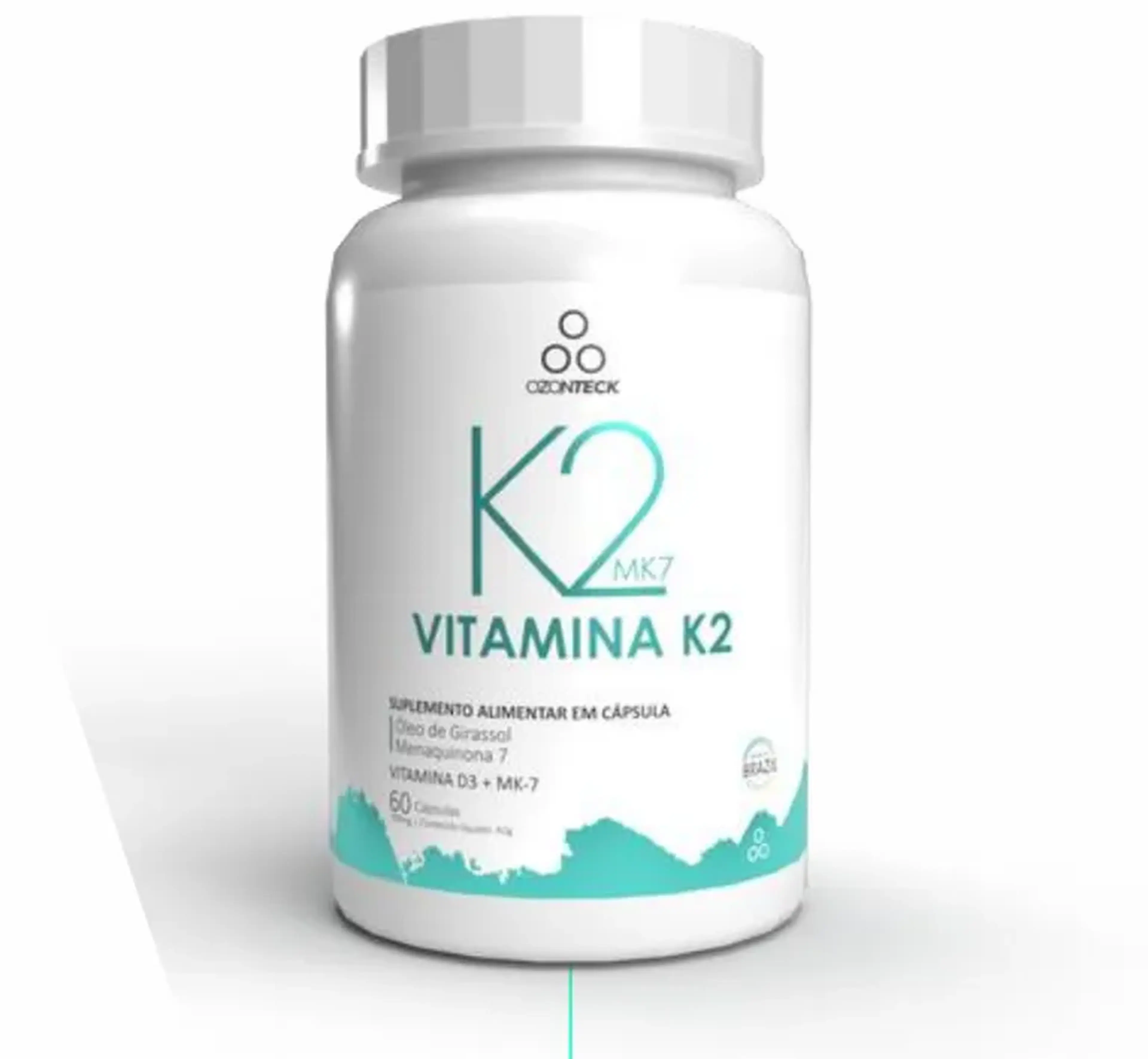 K2M7 e D3 Ozonizado 60 cápsulas imagem