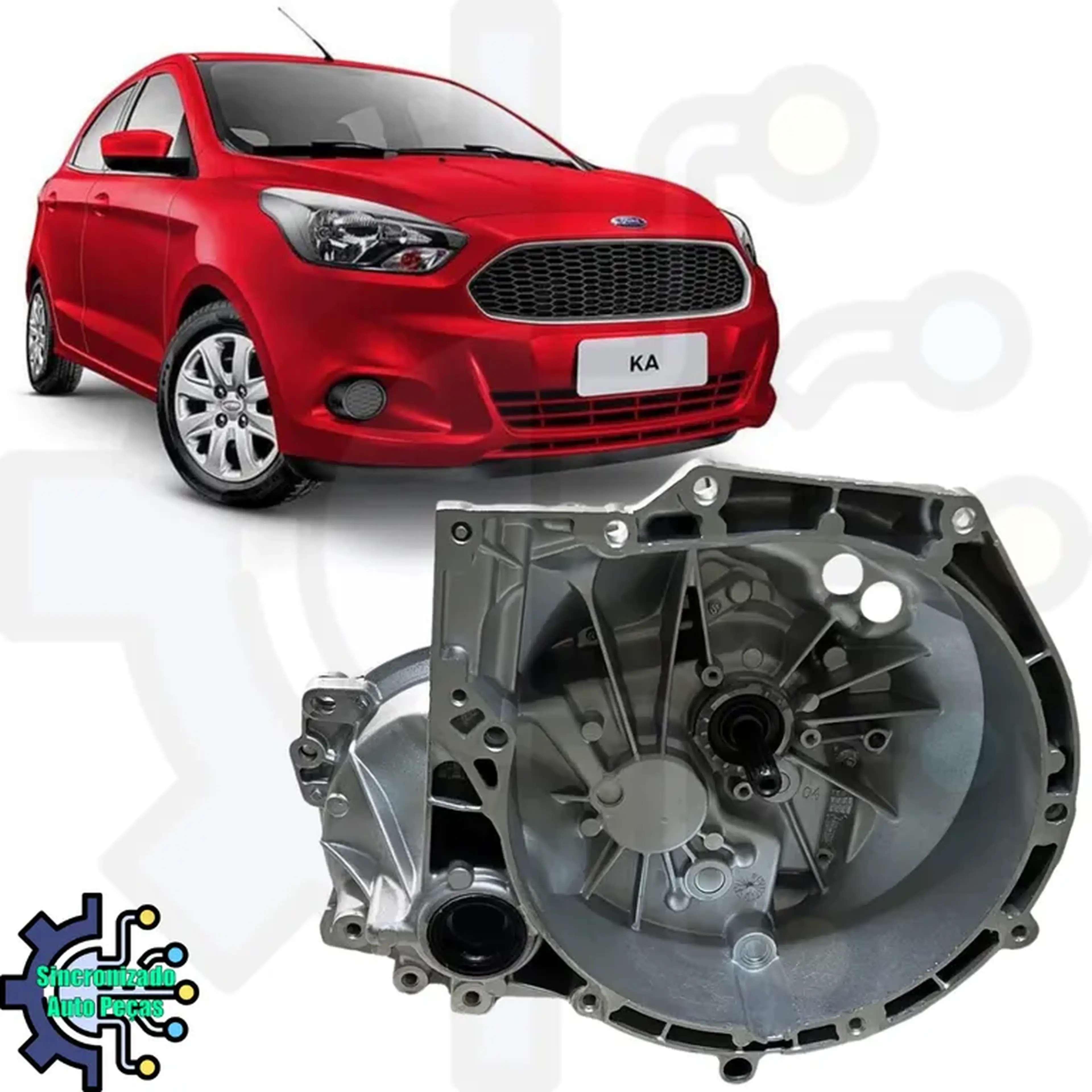 Caixa de Câmbio Ford Ka 1.0 3cc 2015 a 2018 imagem