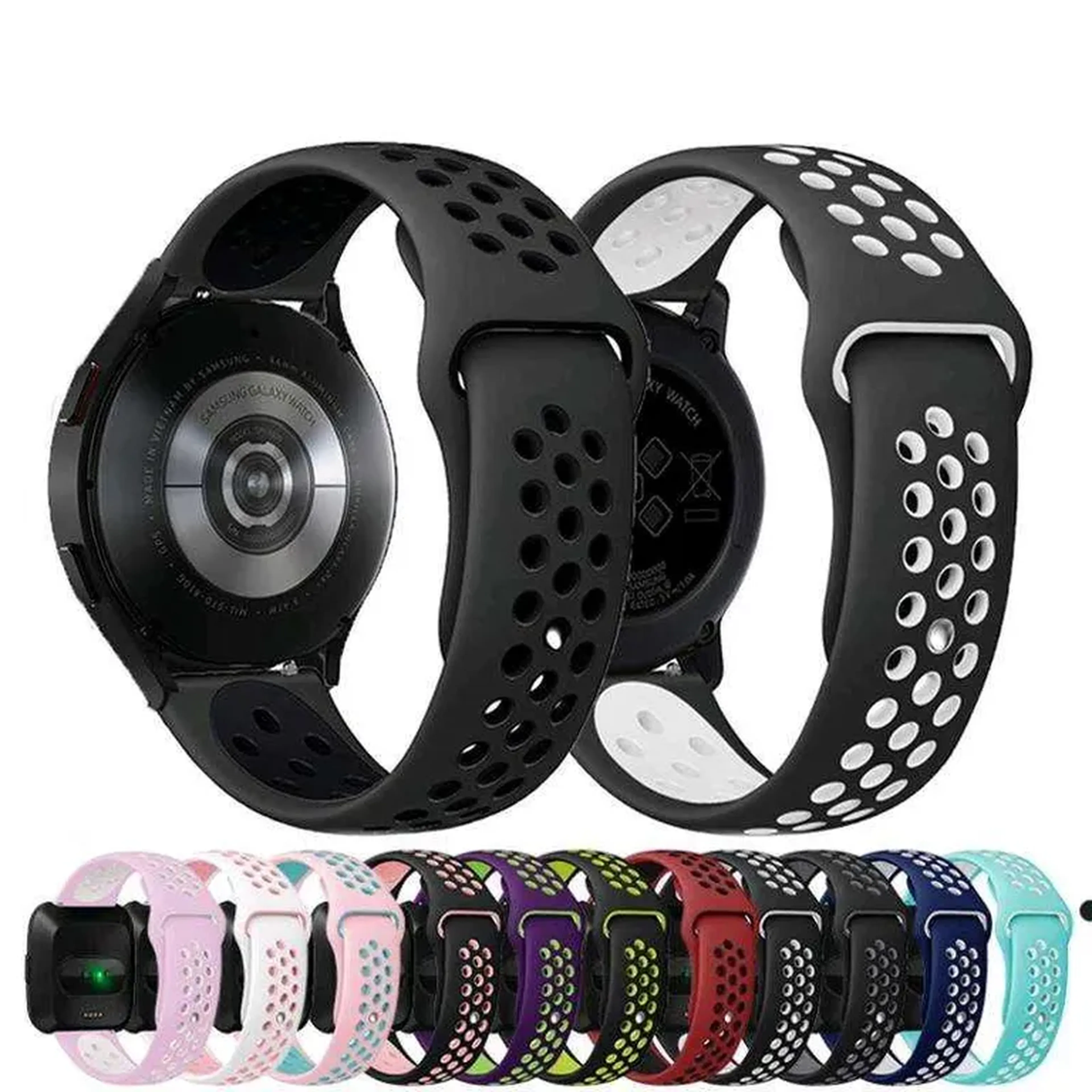 Pulseira de Silicone Estilo Nike com Pino - 20mm imagem