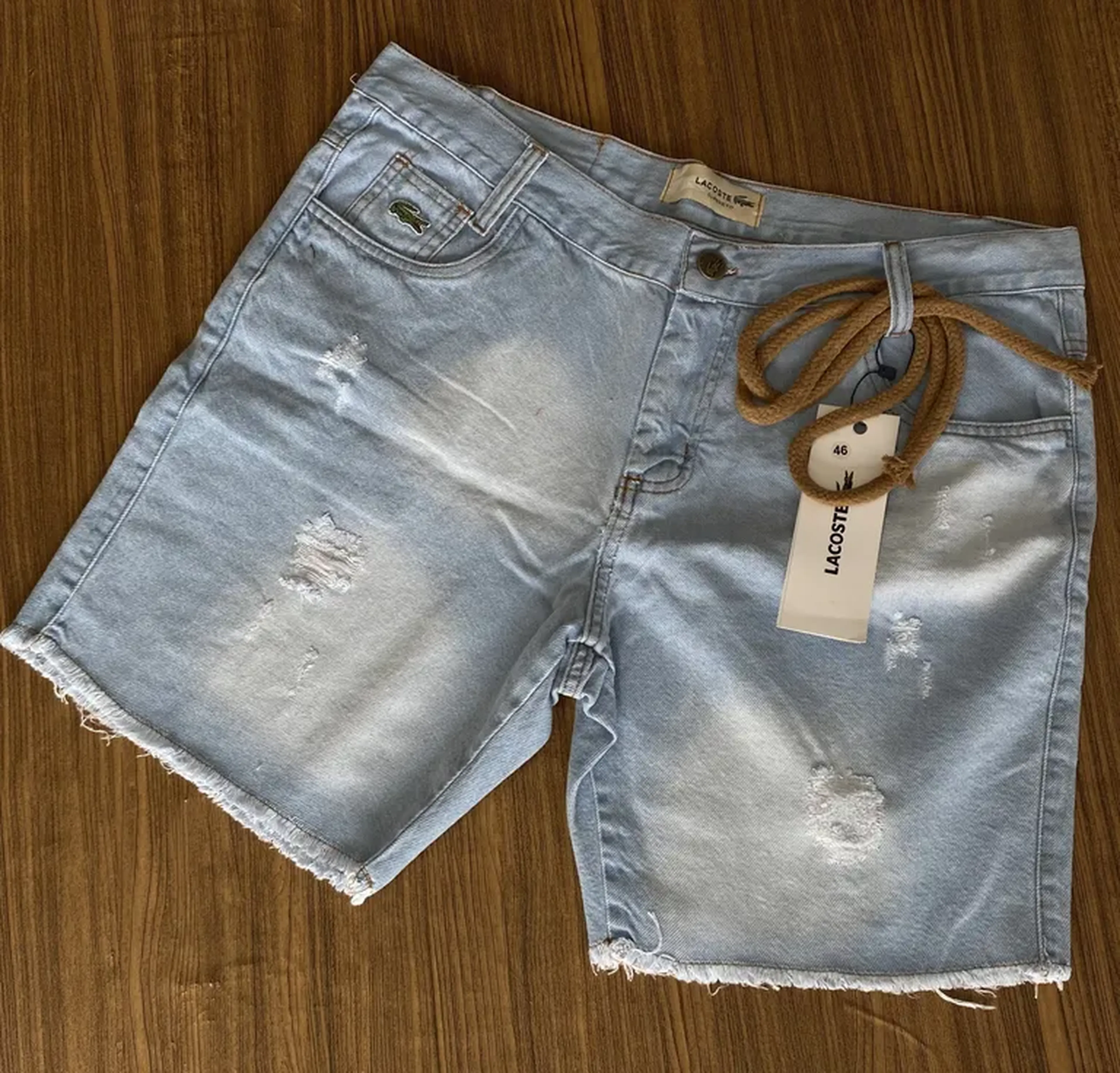 short jeans jogador Numero 46 imagem