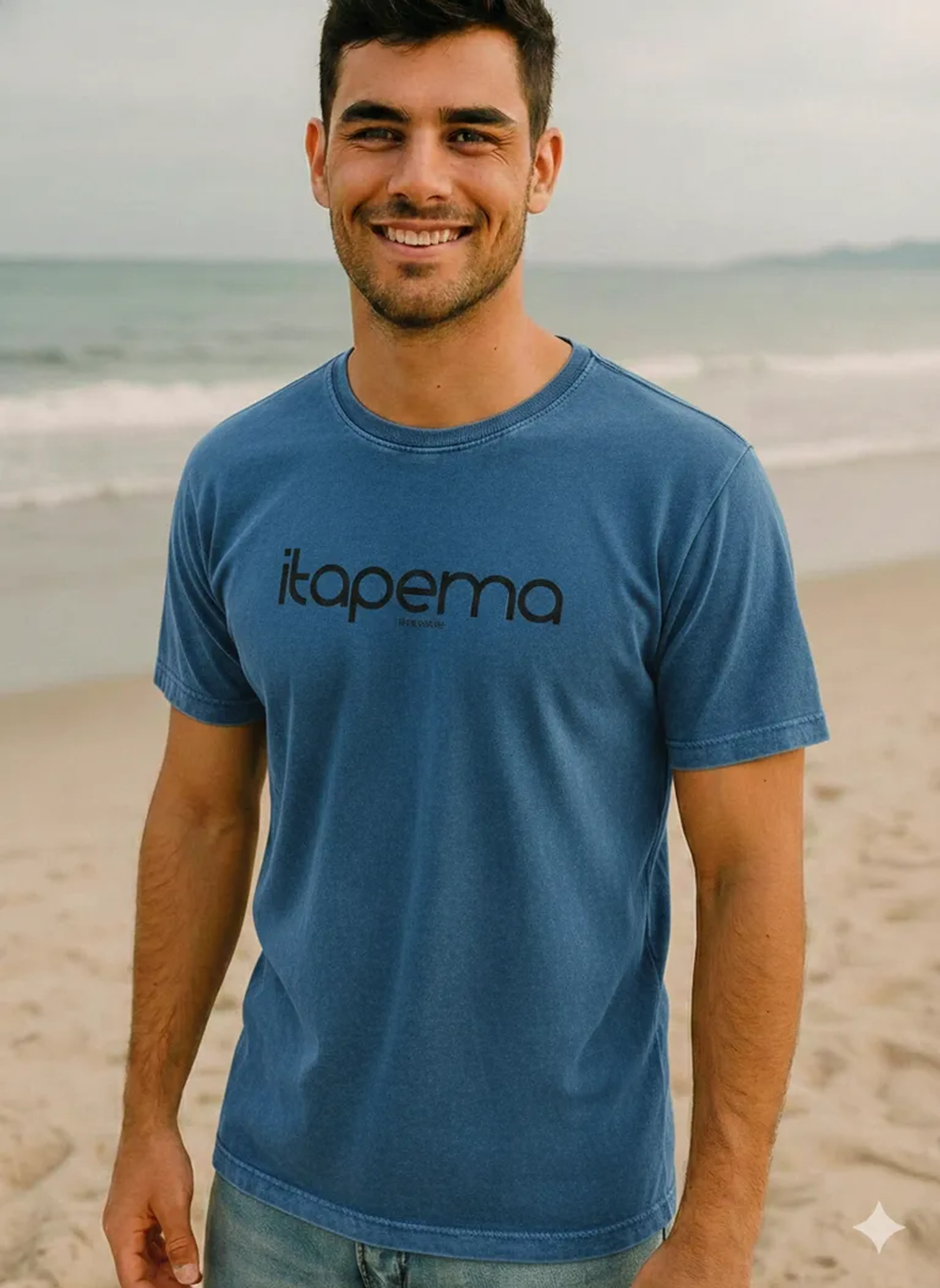 Masculina Azul Royal Itapema Preta imagem