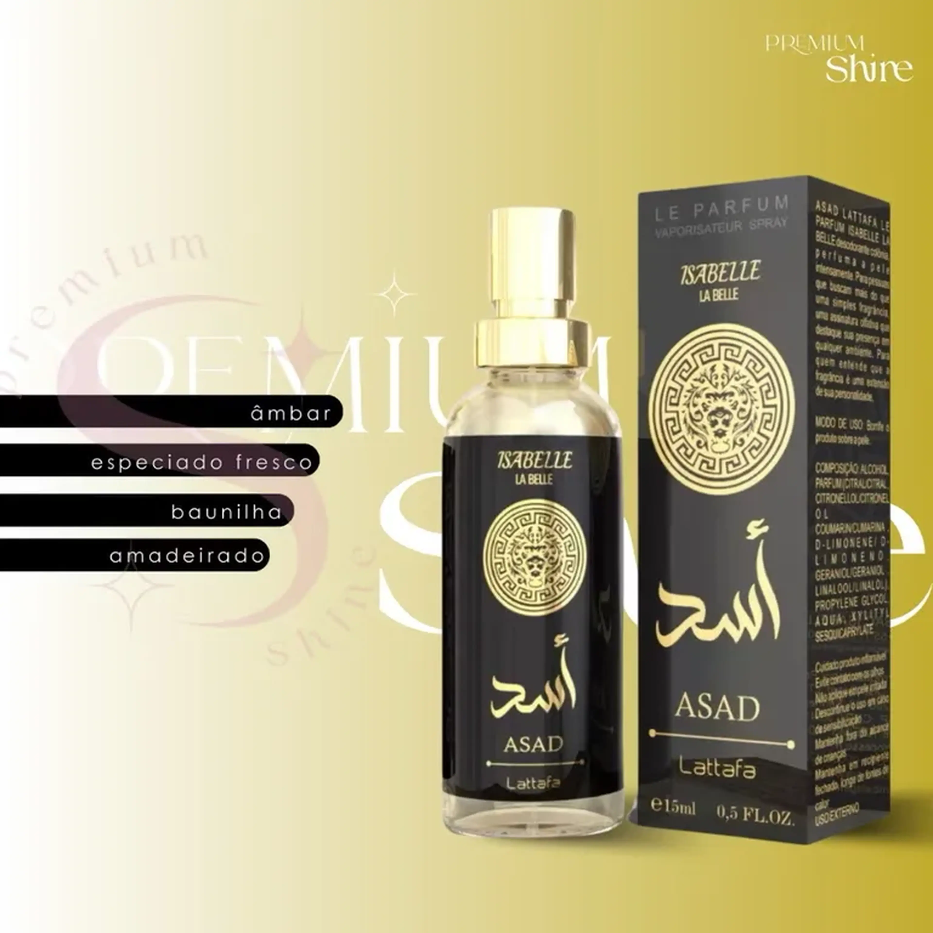 MINI ÁRABE 15 ML ( ASAAD ) imagem