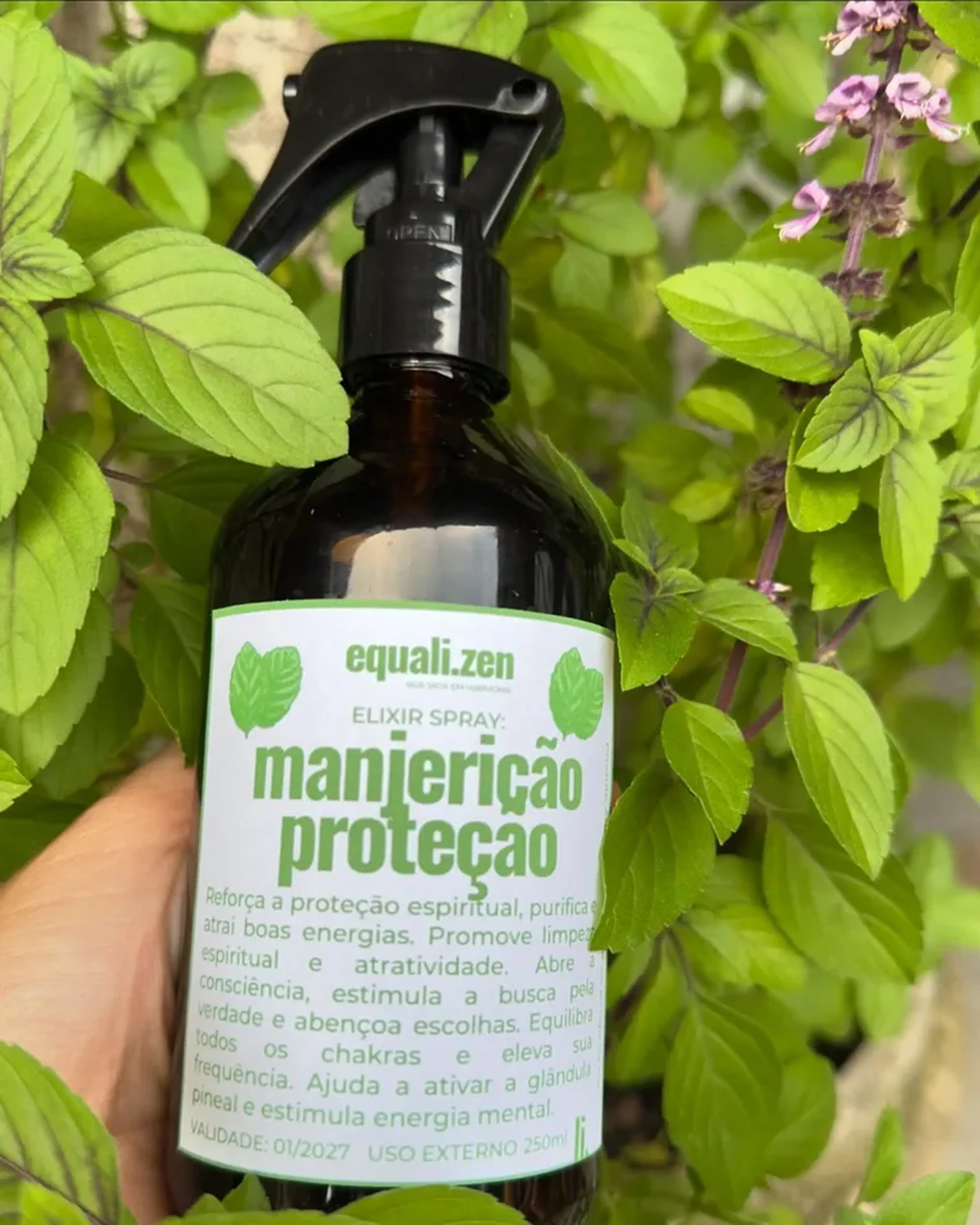 Elixir Spray de MANJERICÃO imagem