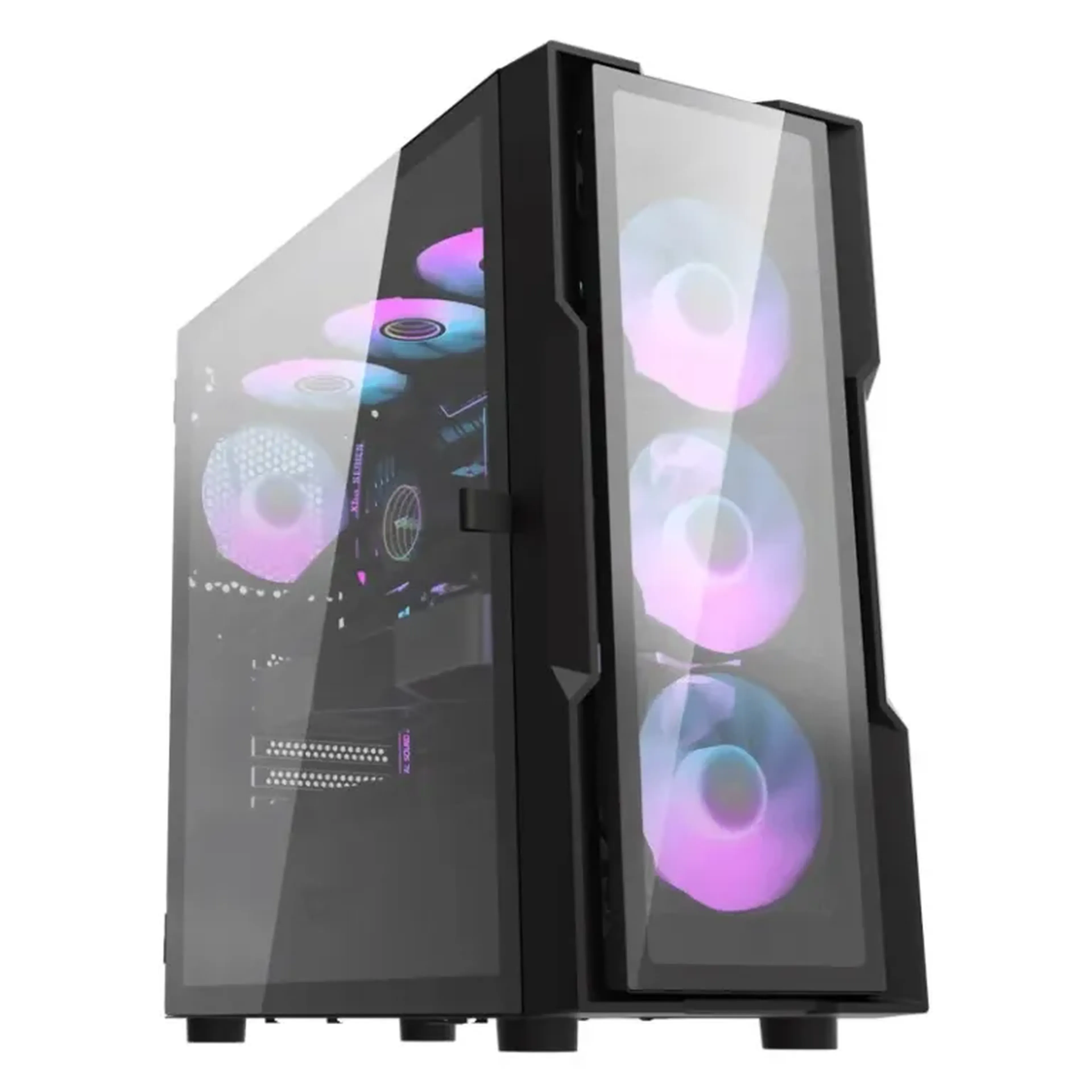 Gabinete Gamer Darkflash DK431 E-ATX Glass ARGB Preto imagem