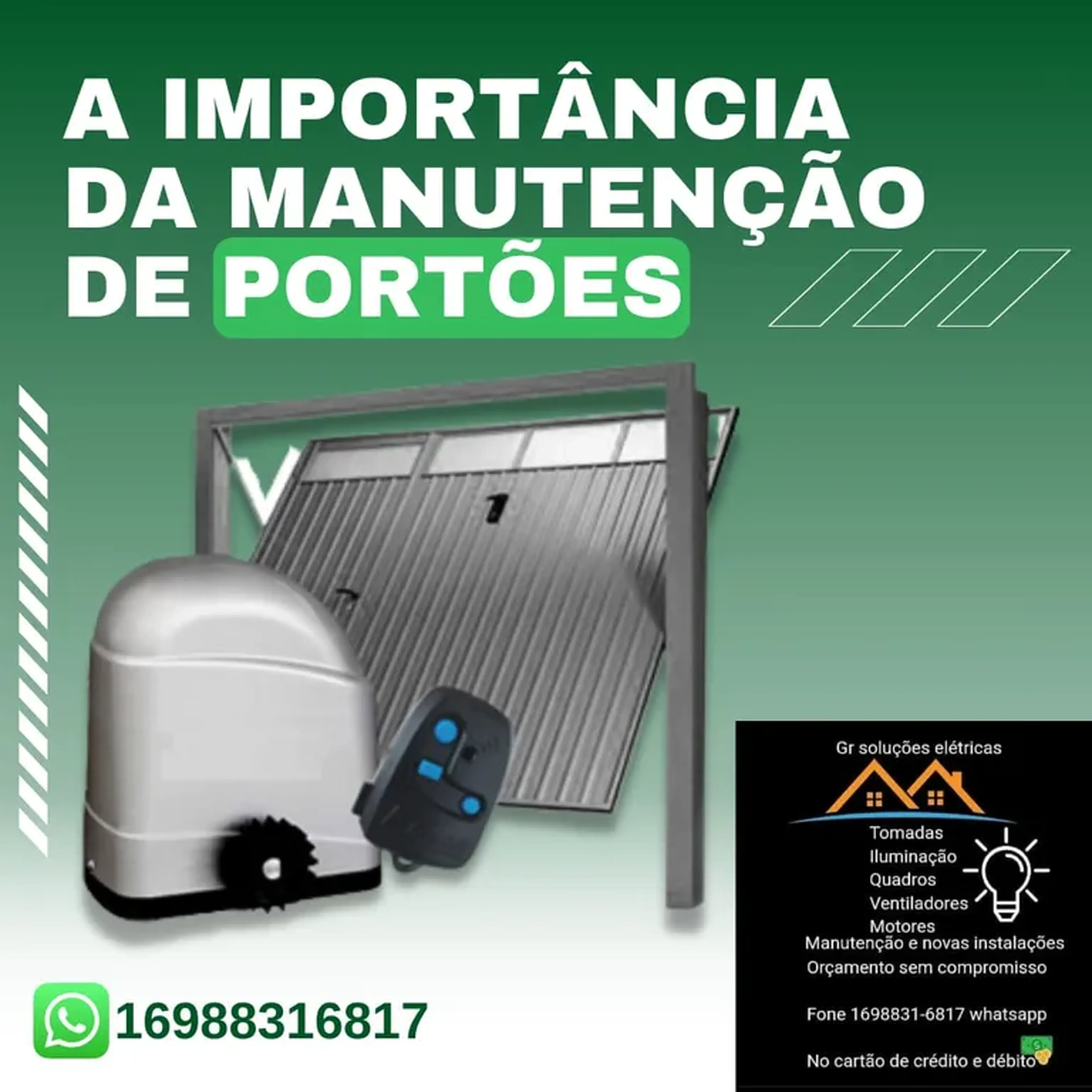 Kit portão basculante Gater imagem