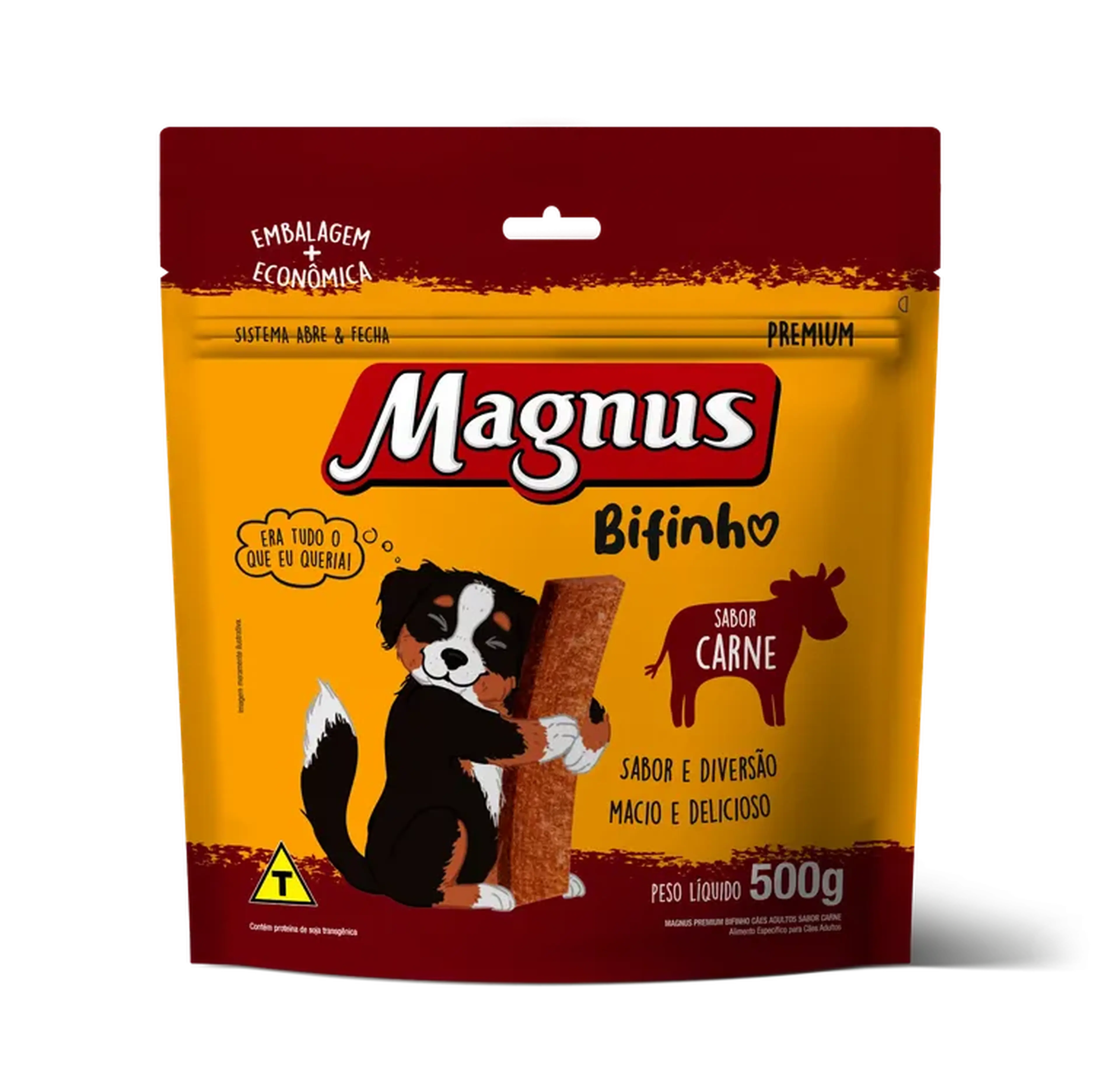Magnus Bifinhos Cães Sabor Carne 500gr imagem