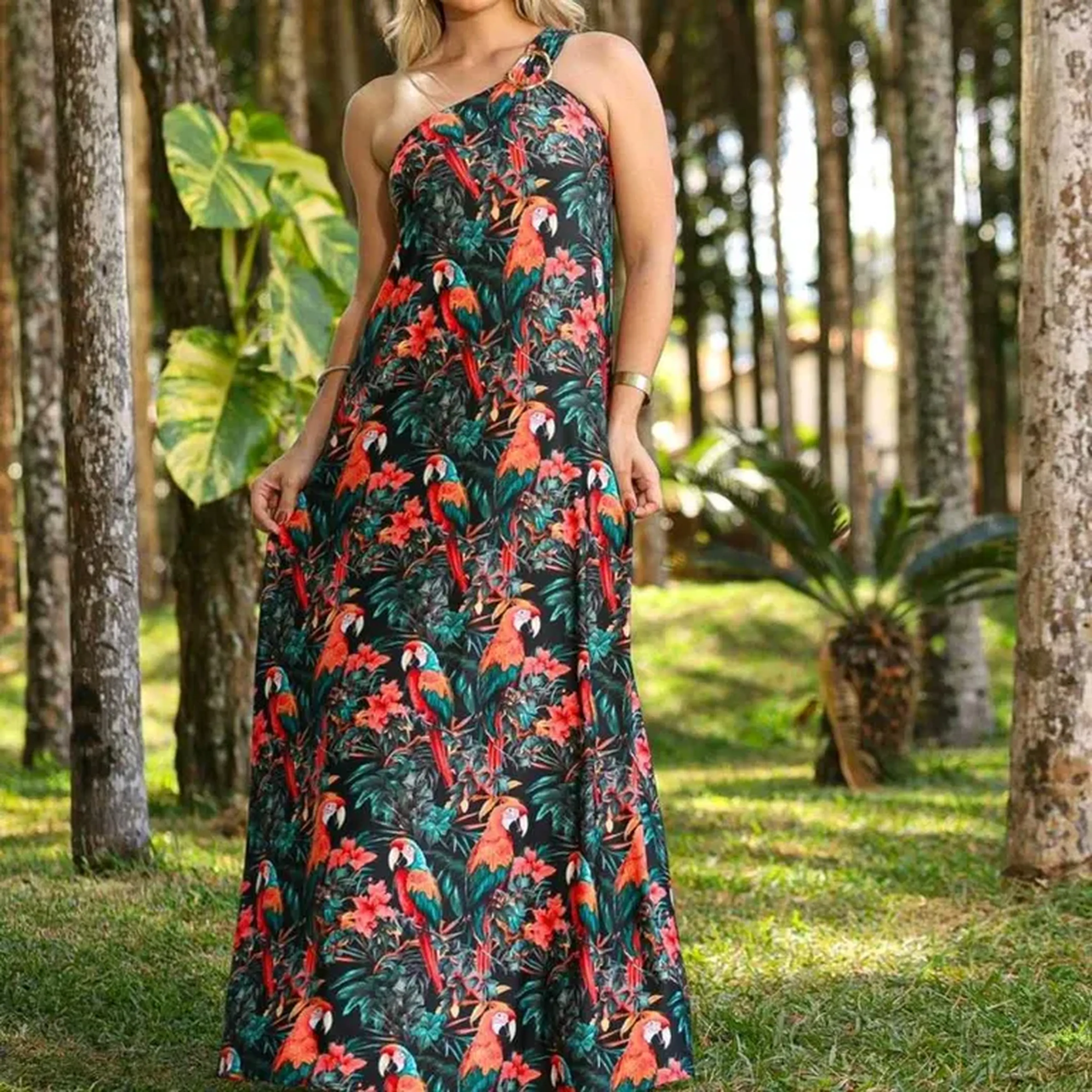 Vestido Amazônia em movimento imagem