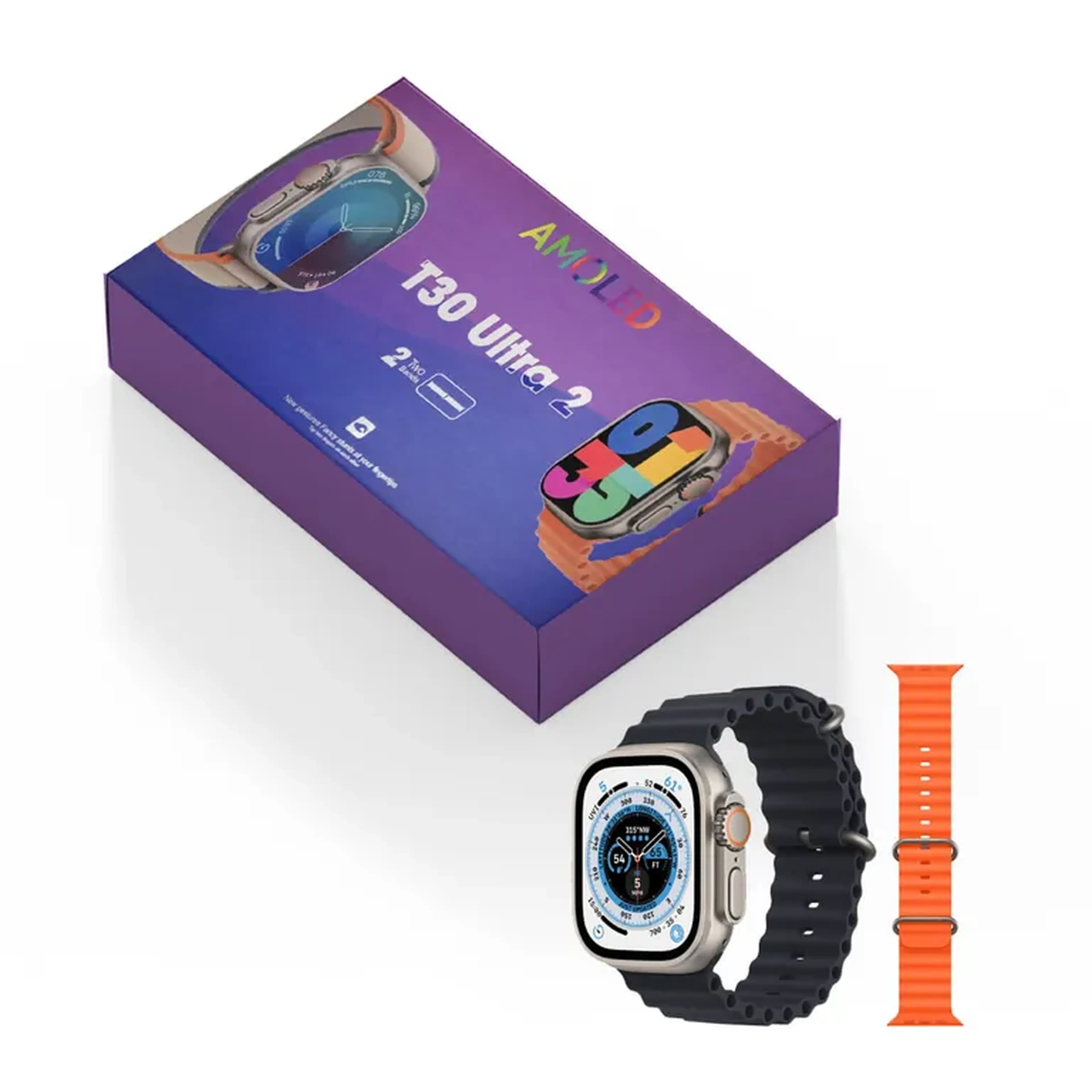 Smartwatch T30 Ultra 2 AMOLED com 2 imagem
