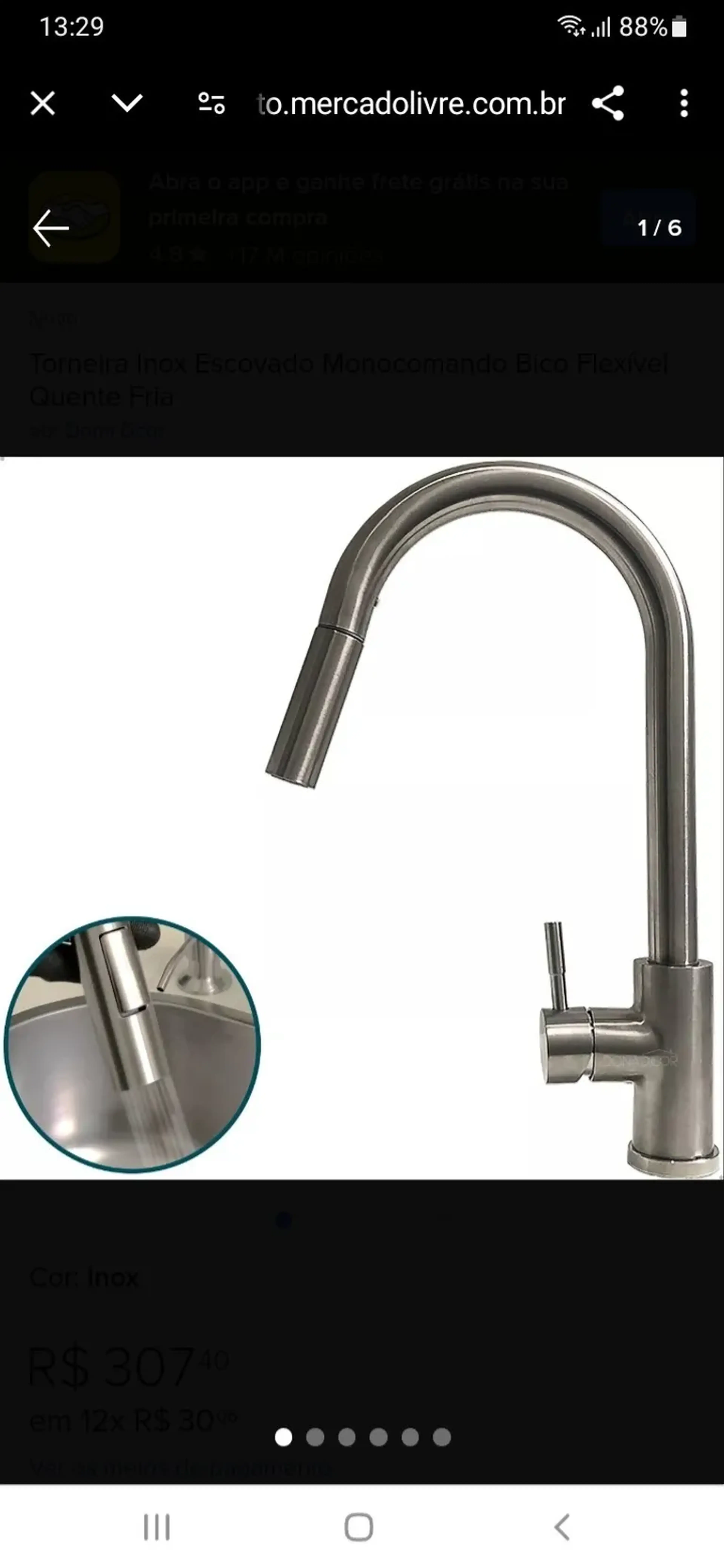 Misturador monocomando stoc imagem