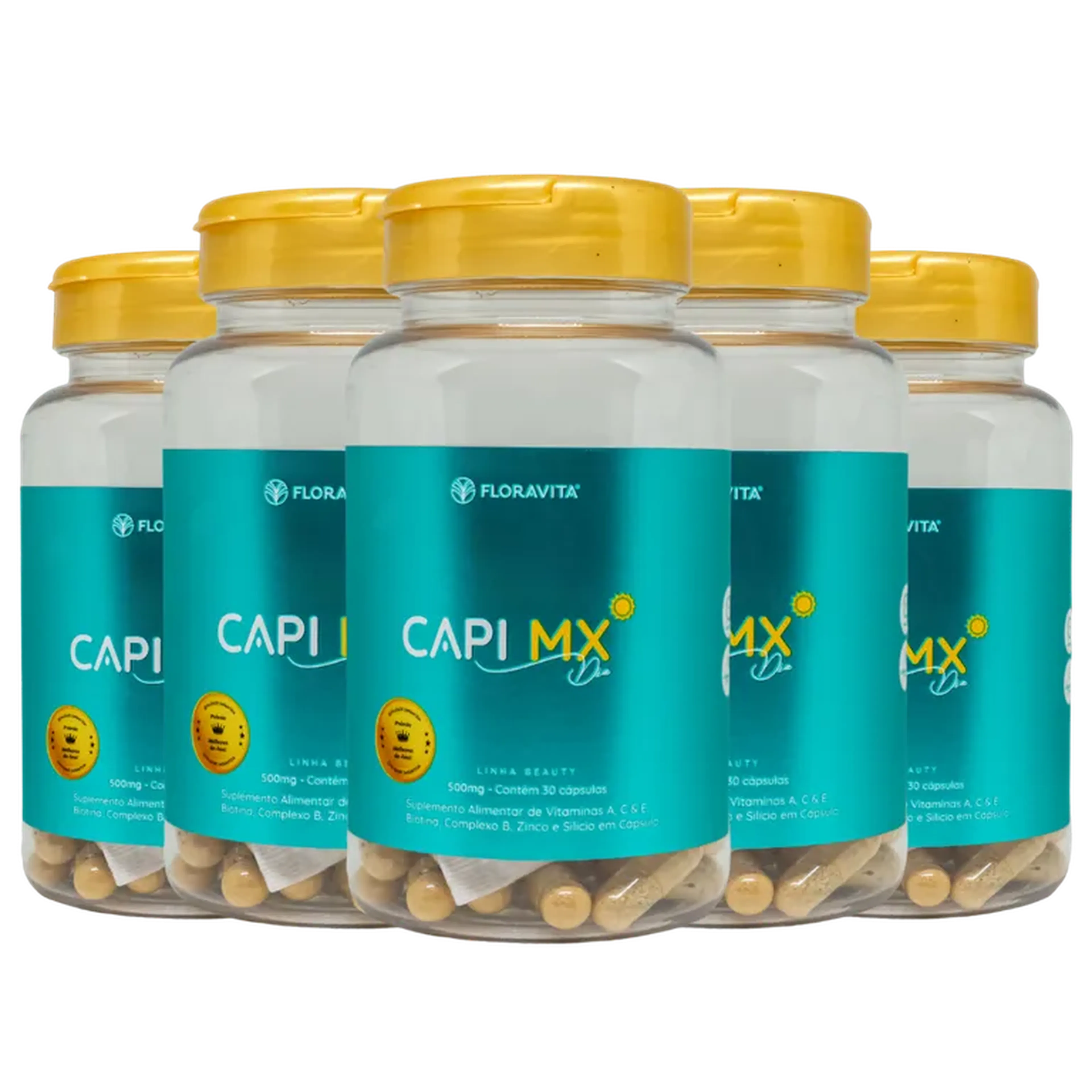 CapiMX - 5 Frascos imagem