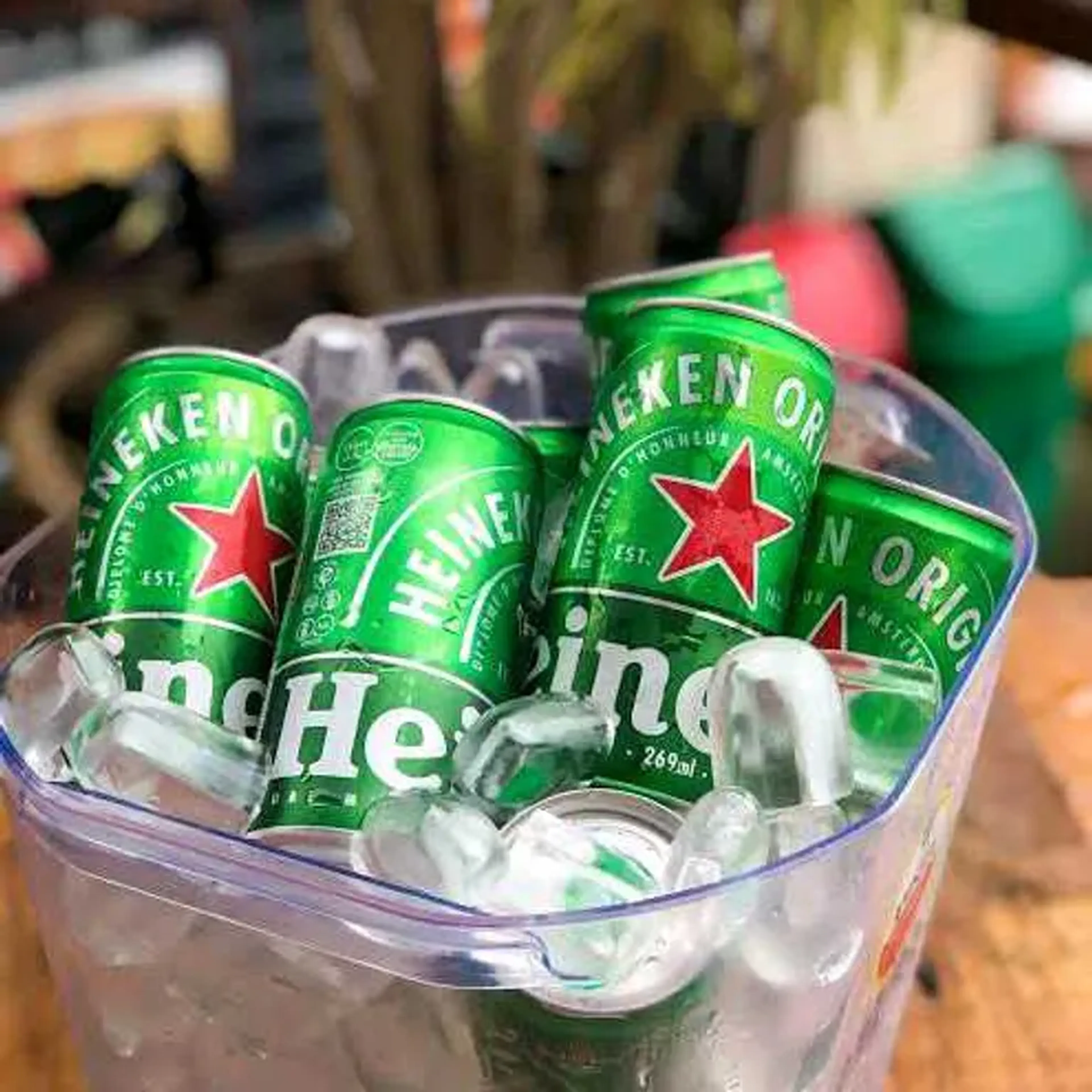 Combo 10 latões Heineken imagem